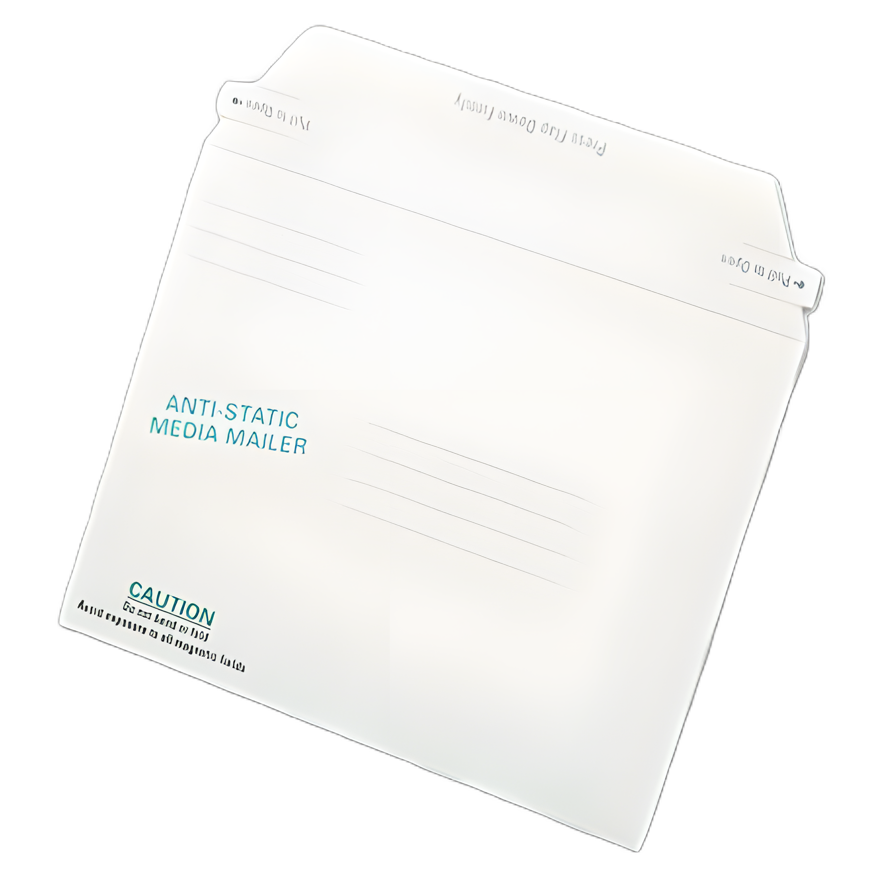 Antistatic Fiberboard Disk CD/DVD Mailer, Cheese Blade Flap, Redi-Strip Adhesive Closure, 6 x 8.63, White, 25/Box