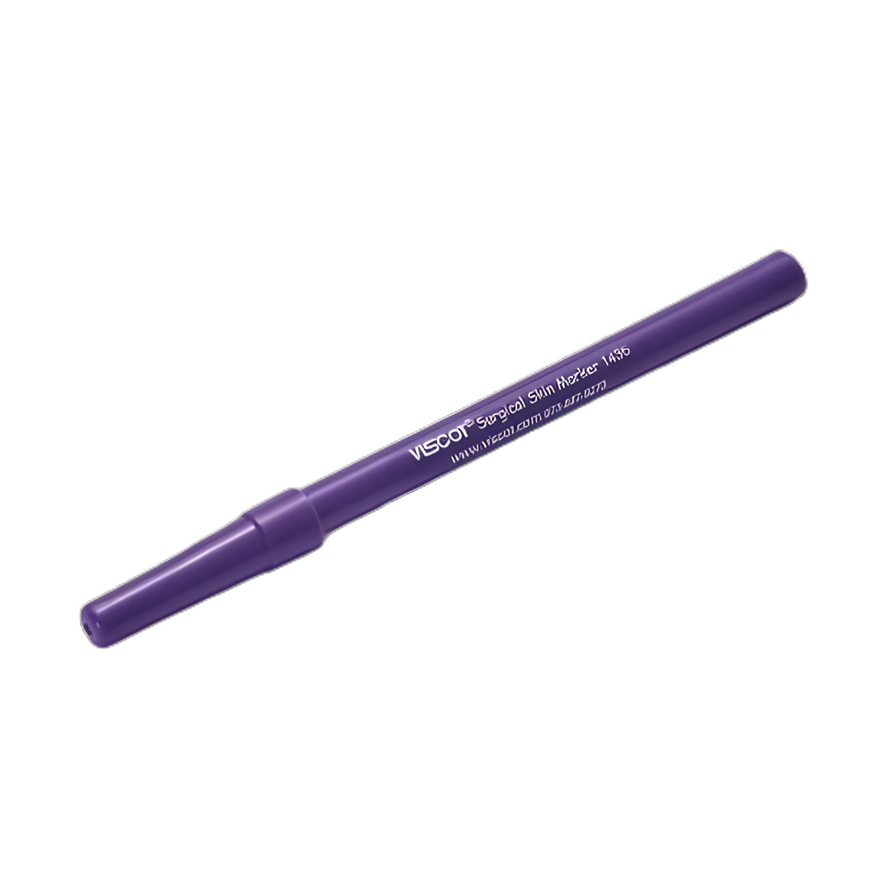 Skin Marker with Ruler Viscot® Gentian Violet Ink Sterile Full Size Ultra Fine Tip - 1436SR-100