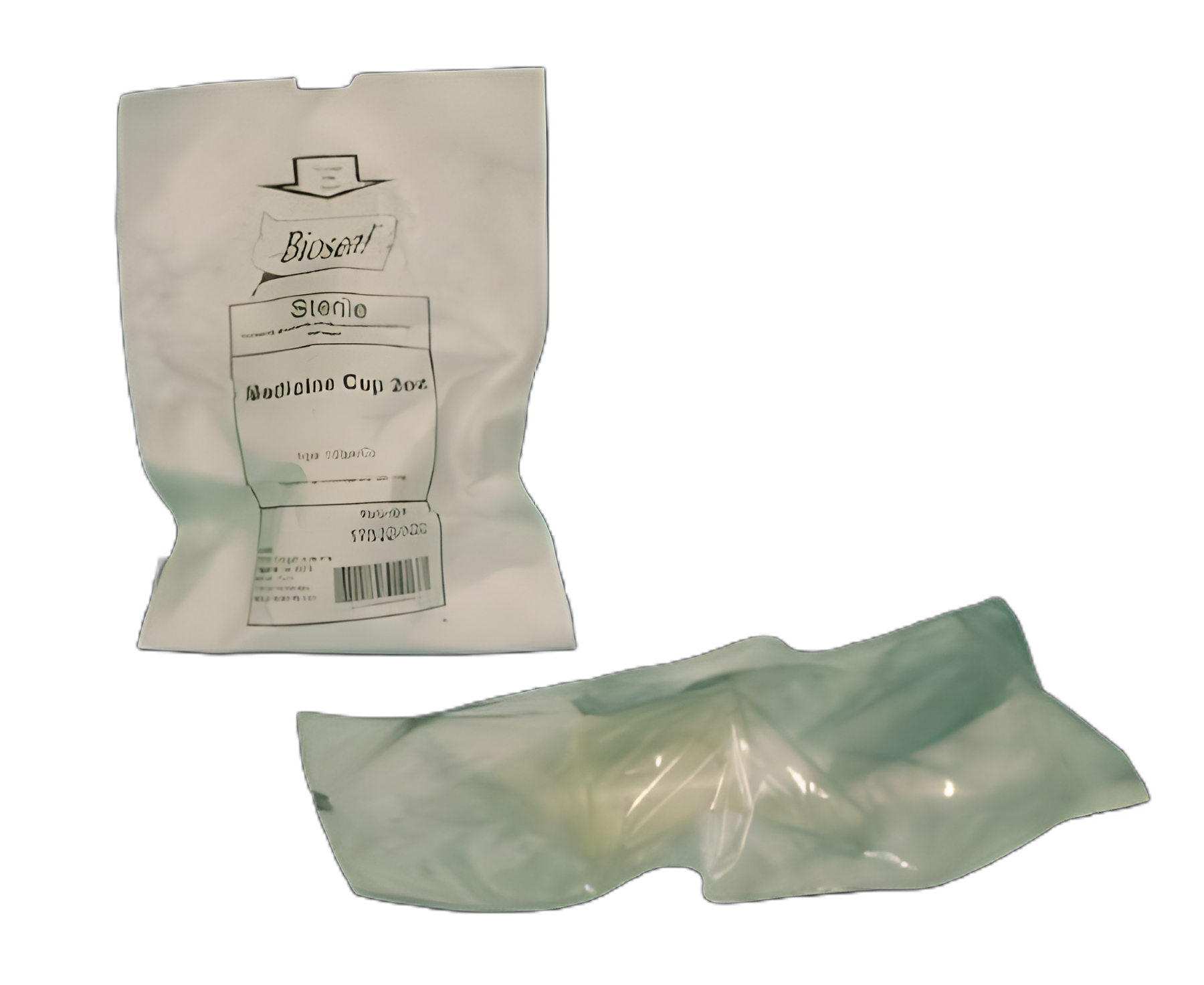 Graduated Medicine Cup Bioseal® 2 oz. Clear Plastic Disposable