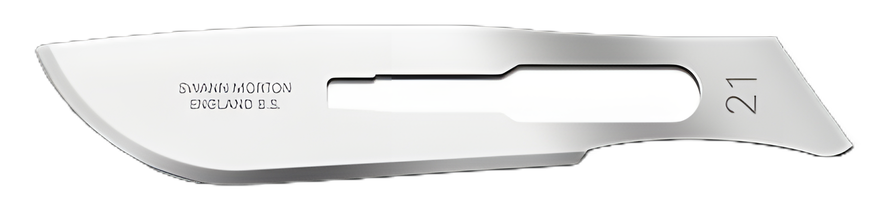 Swann-Morton No. 21 Sterile Stainless Steel Surgical Blade - Disposable & Individually Wrapped