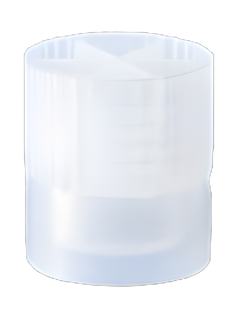 LDPE Skirted Push Cap for 13mm Tubes - Clear, Latex-Free