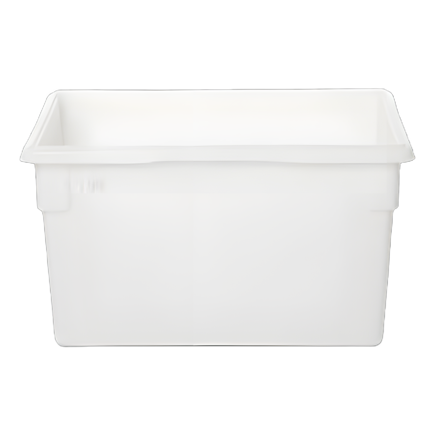 Food/Tote Boxes, 21.5 gal, 26 x 18 x 15, White, Plastic