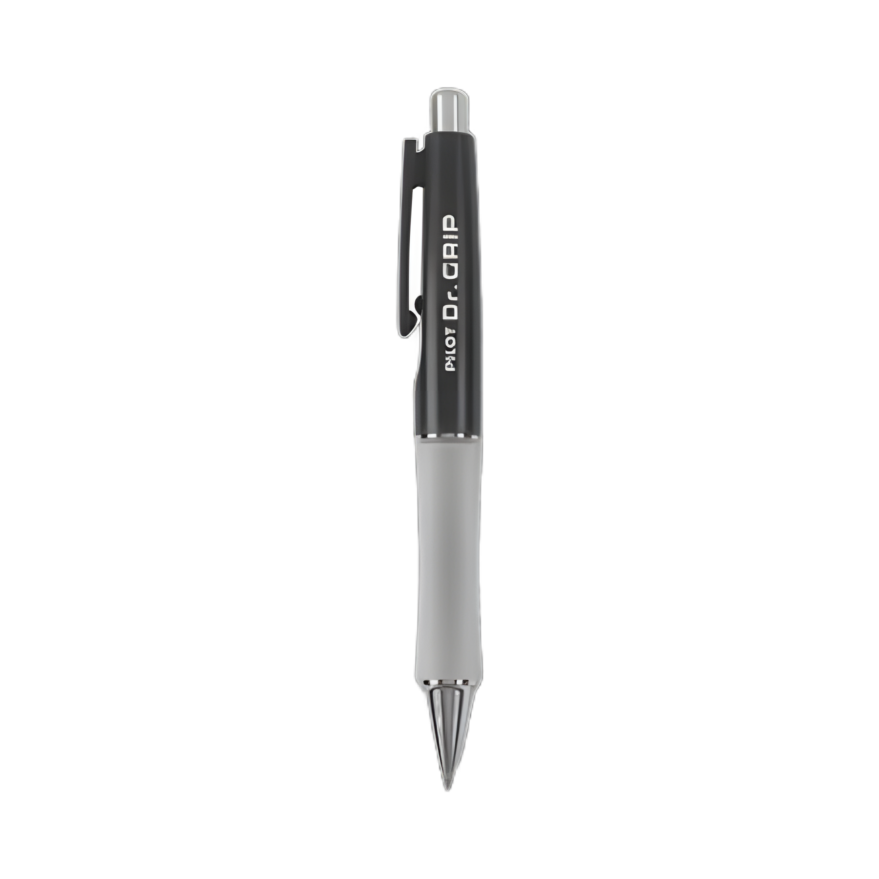 Dr. Grip Ballpoint Pen, Retractable, Medium 1 mm, Black Ink, Black Barrel
