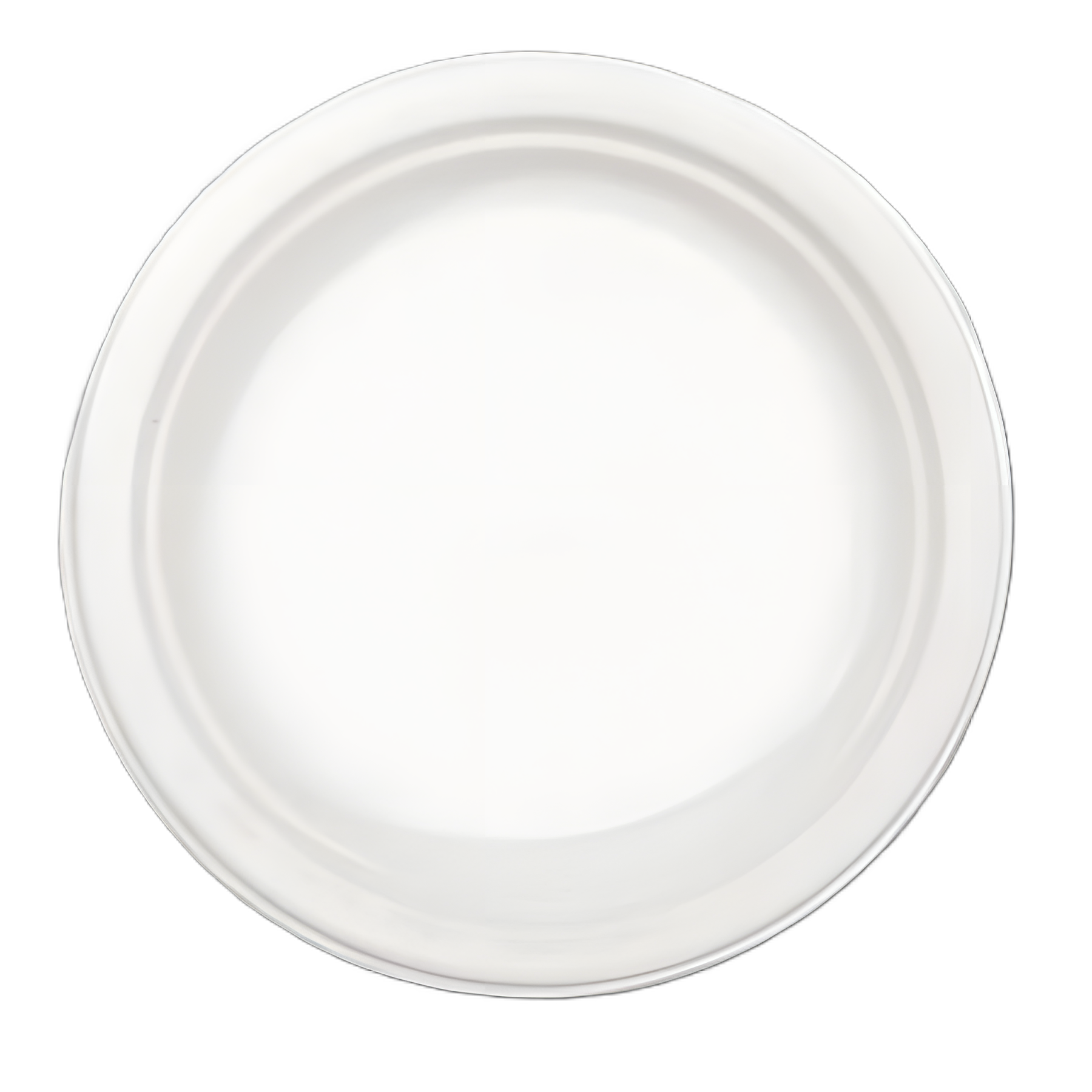 Eco-Friendly Paper Dinnerware Plates, 8.75" Diameter, White, Pack of 500 - Chinet®
