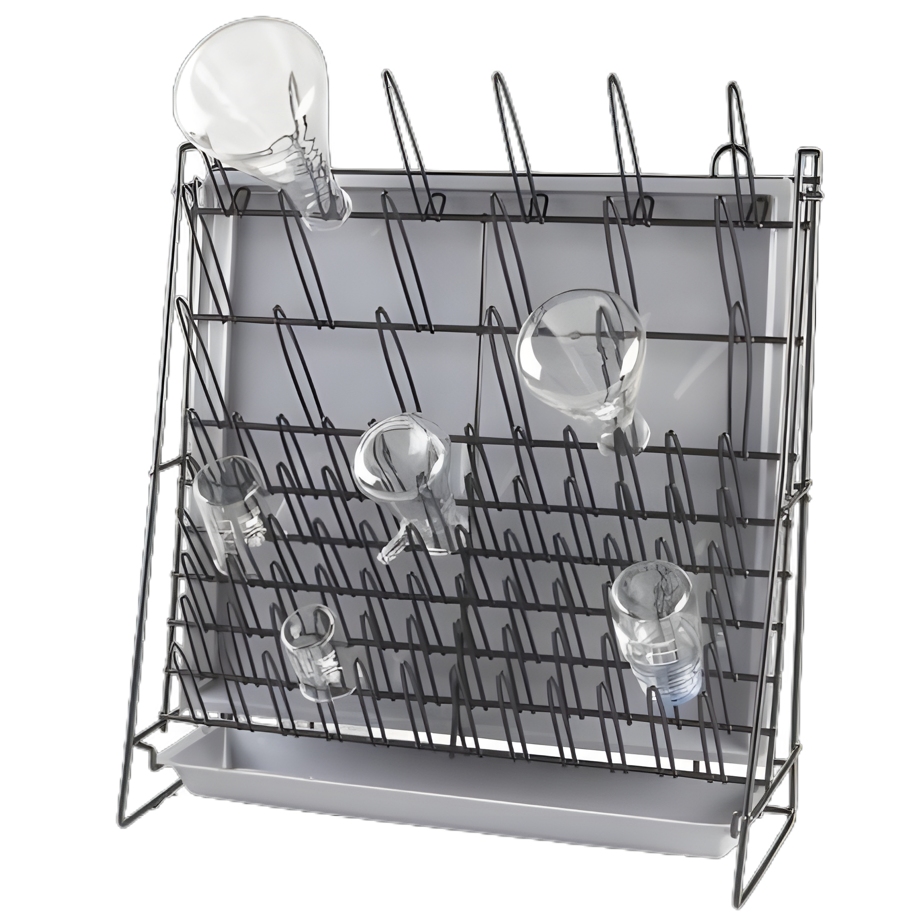 Heathrow Scientific 90-Place Lab Drying Rack - HDPE Coated Steel Wire