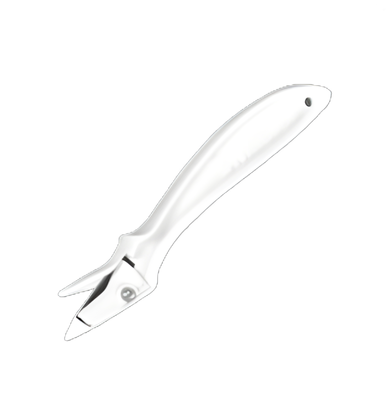 Economy Tape Cutter Nylon, Stainless Steel Blade, White