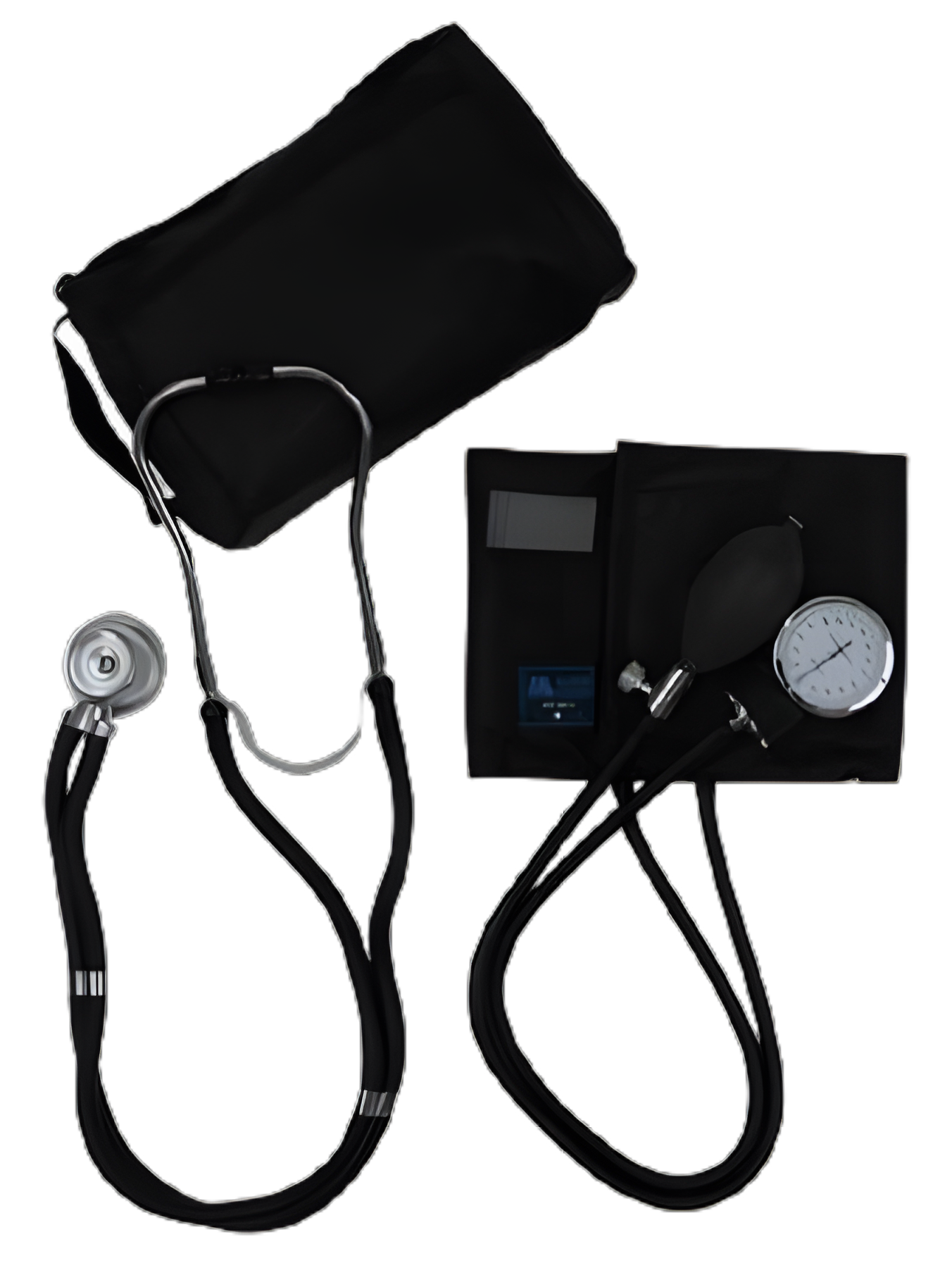 Reusable Aneroid / Stethoscope Set Match Mates® Adult Cuff Dual Head Sprague Stethoscope Pocket Aneroid - 01-360-021