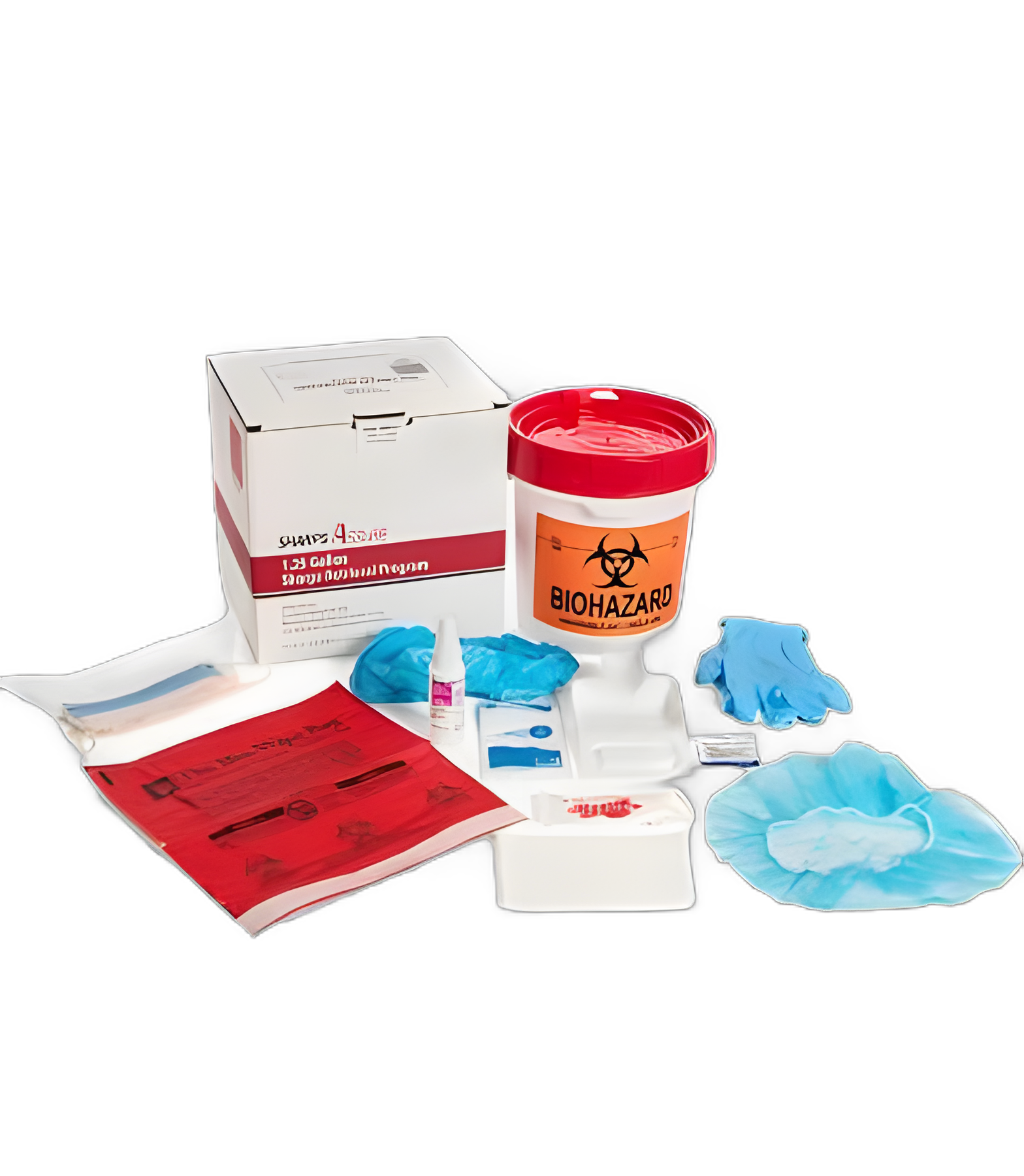 Sharps Retrieval Program Blood Spill Clean-Up Kit by Sharps Assure LLC