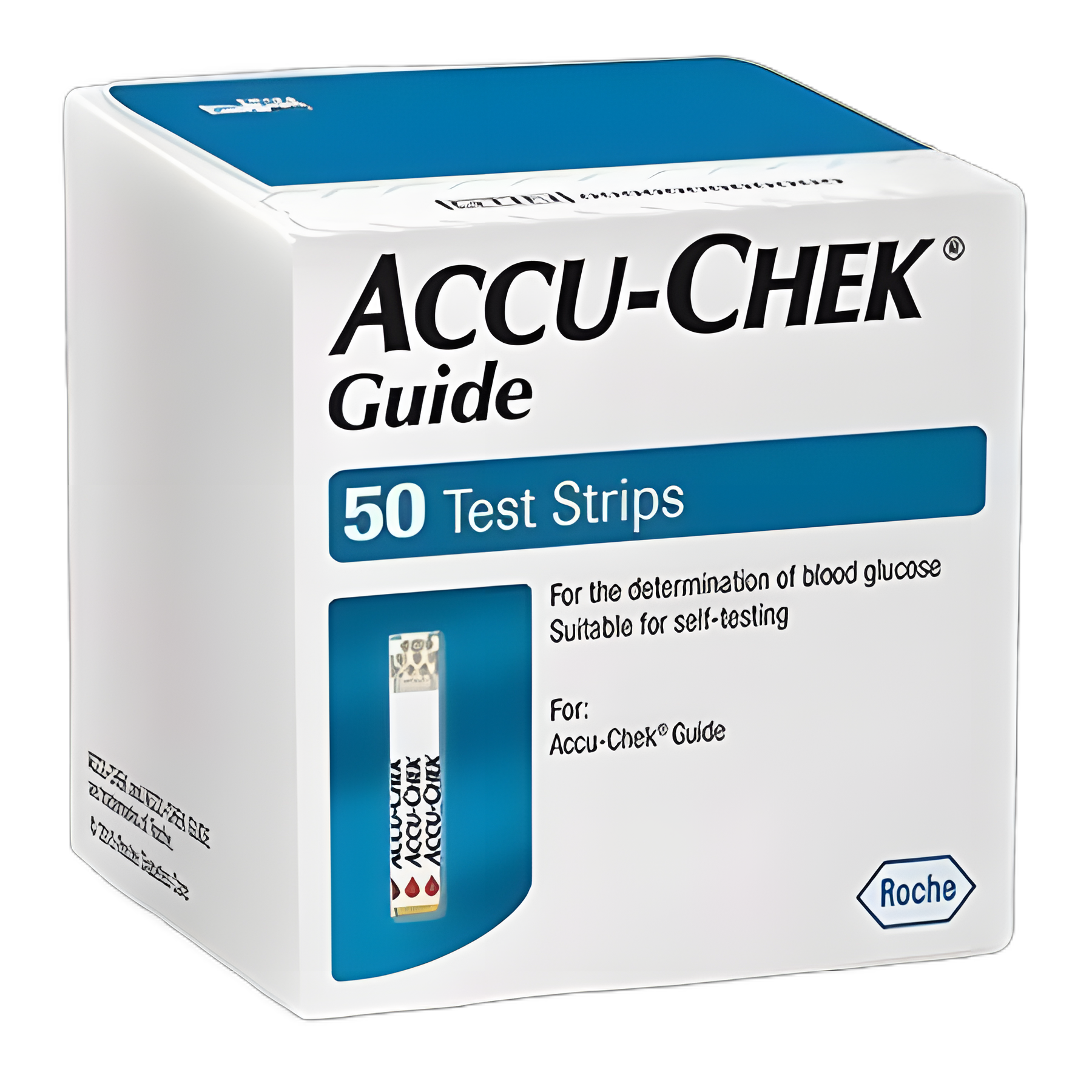 Accu-Chek® Blood Glucose Test Strips, 50 Pack - Easy-to-Use & Accurate