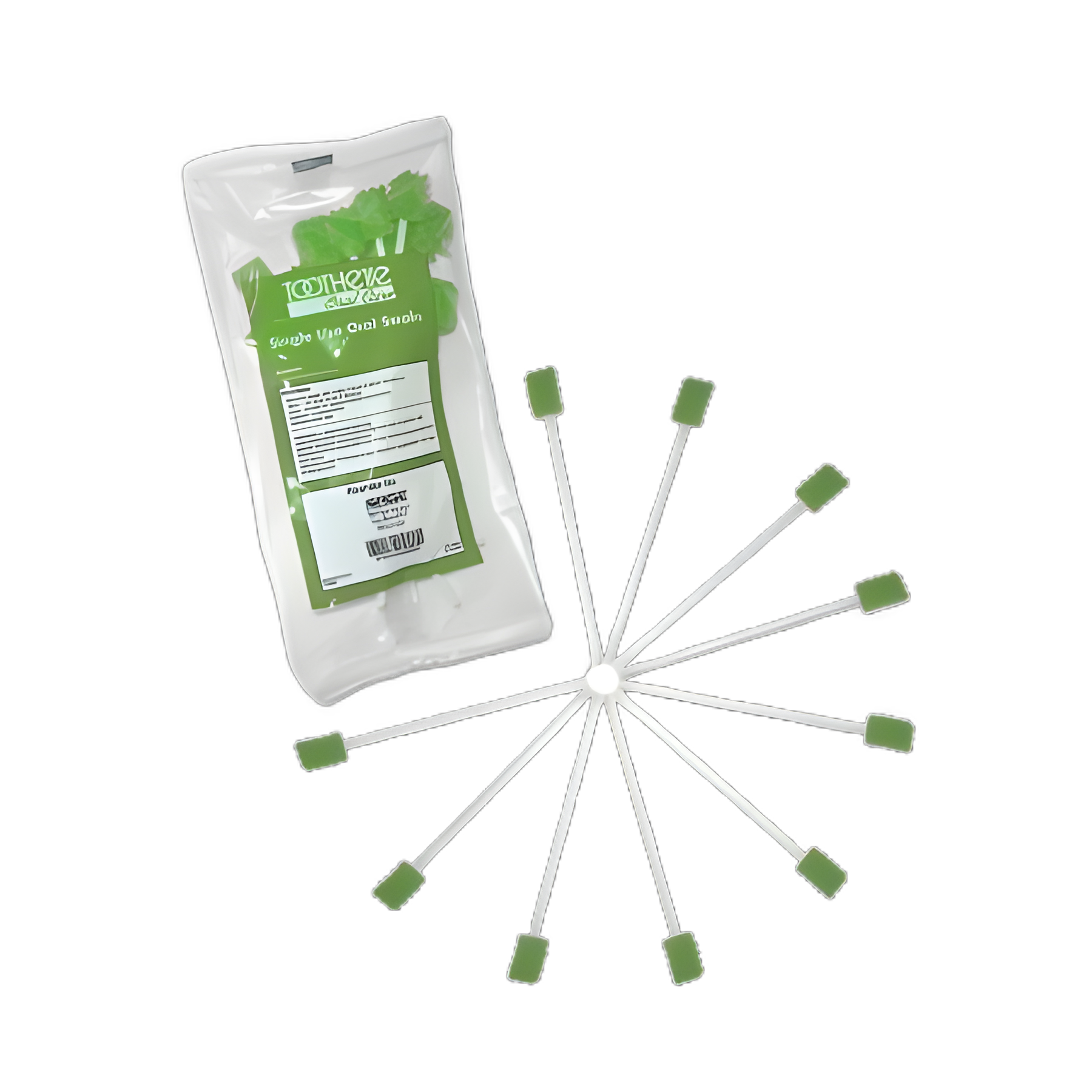 Oral Swab Toothette® Plus Sodium Bicarbonate Foam Tip 1 per Pack