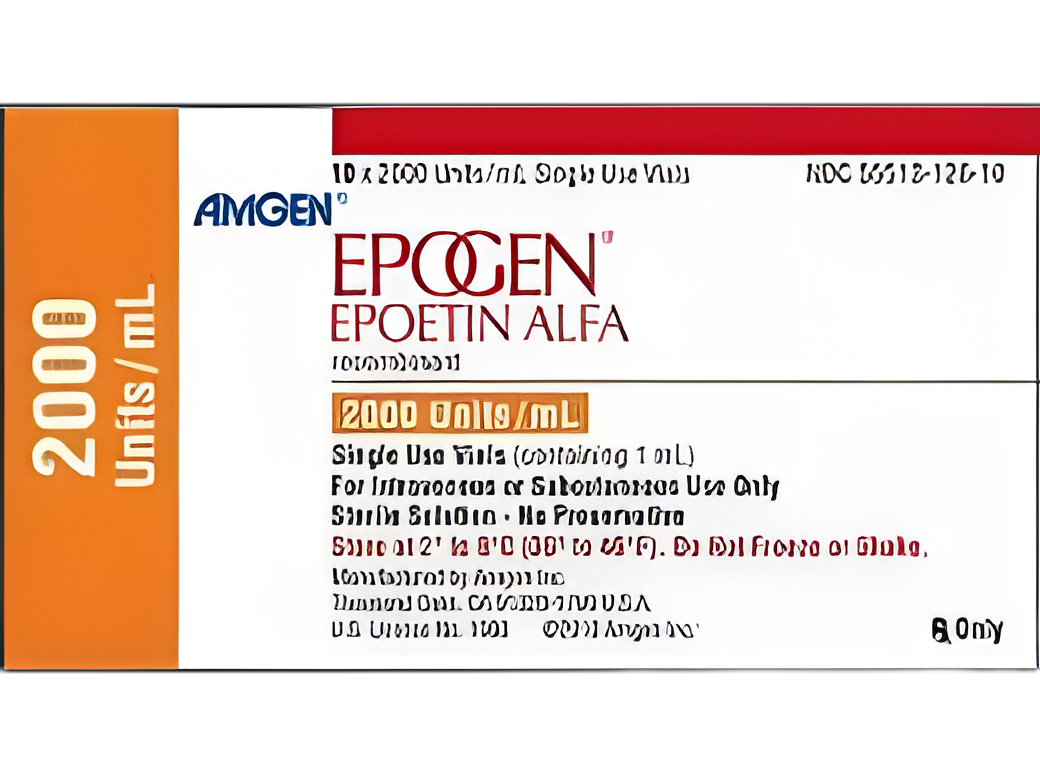 Epogen® Epoetin Alfa 2,000 U / mL Injection Single-Dose Vial 1 mL