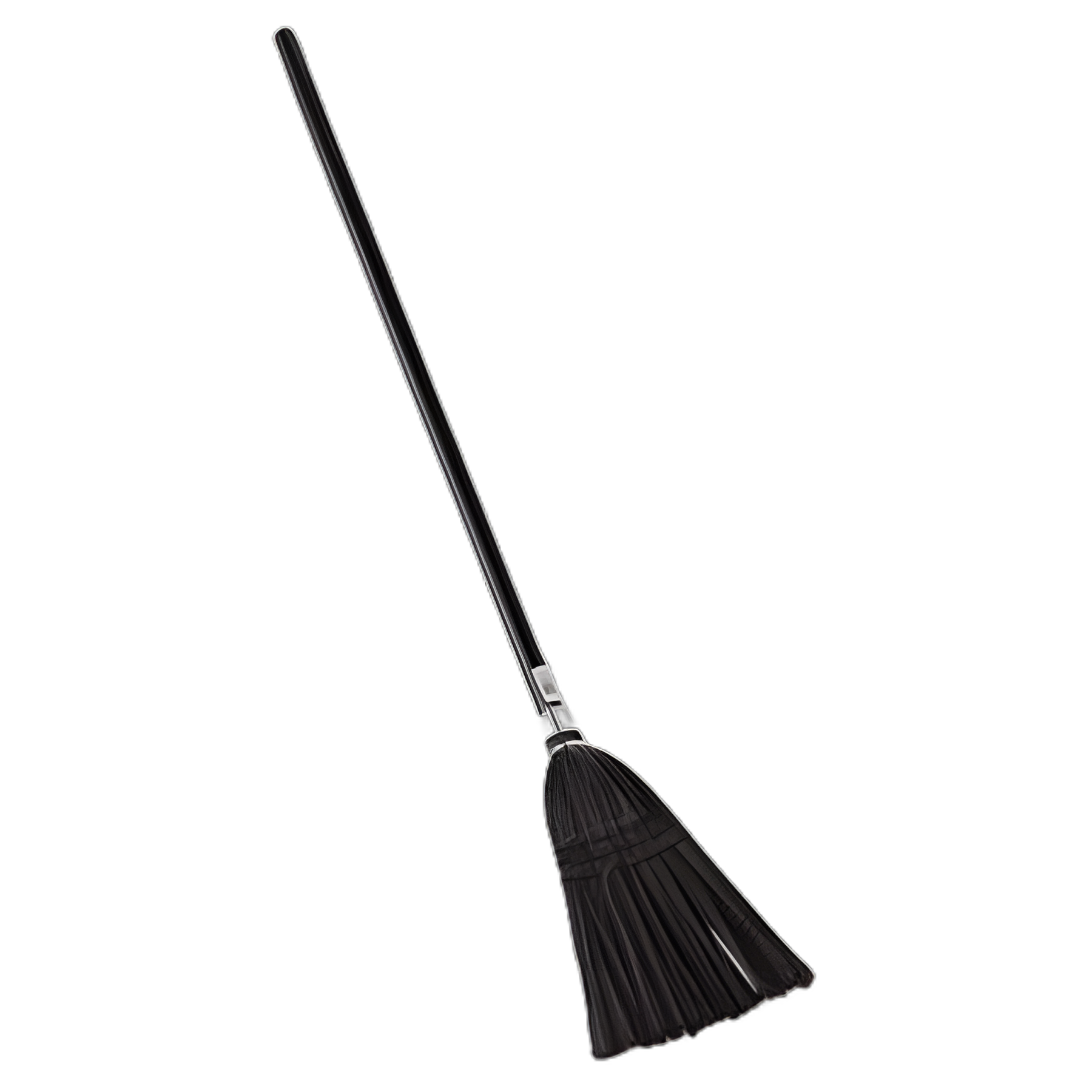 Lobby Pro Synthetic-Fill Broom, Synthetic Bristles, 37.5" Overall Length, Black