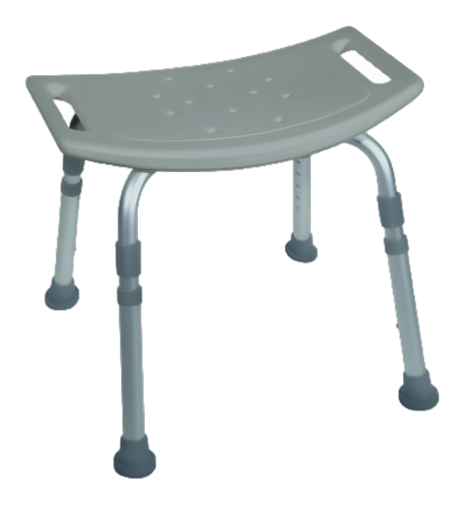 Fabrication Enterprises Bath Bench, Aluminum Frame, No Arms/Backrest, 300 lbs Capacity