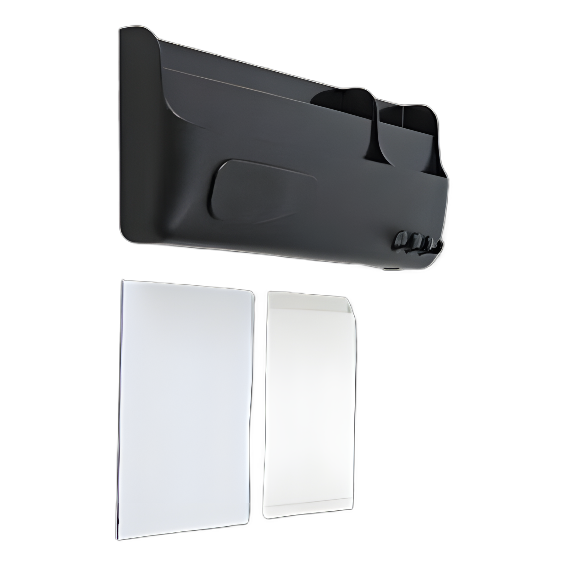 Magnetic SmartBox Organizer, 9 x 4, Black
