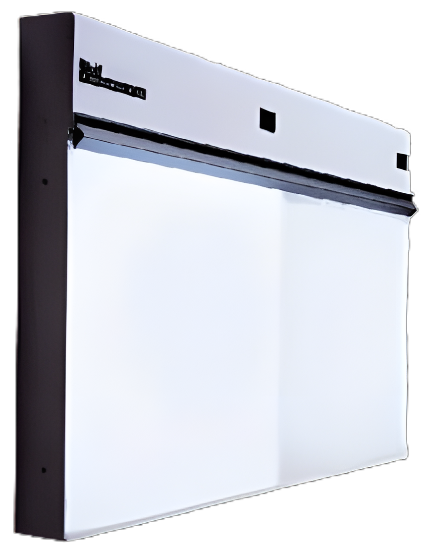 X-Ray Illuminator Trimline Plus Hi-Lo 4 Bank 1 Tier 6 Lamp 15 W Wall Mount 56 W X 22 H X 3-1/4 D Inch White Four, 17 L X 14 W Inch Film