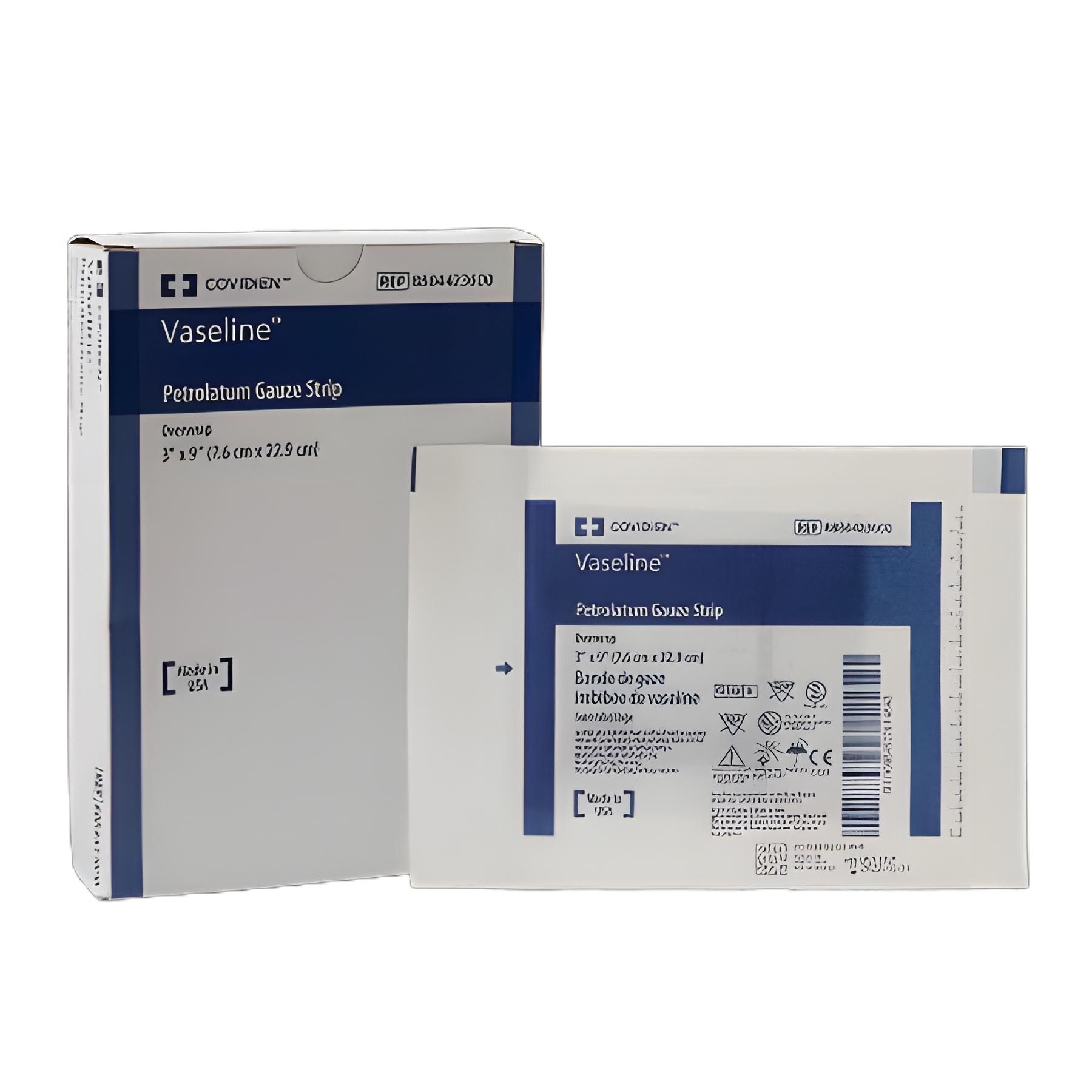 Petrolatum Impregnated Dressing Vaseline® Rectangle 3 X 9 Inch Sterile - 8884423600