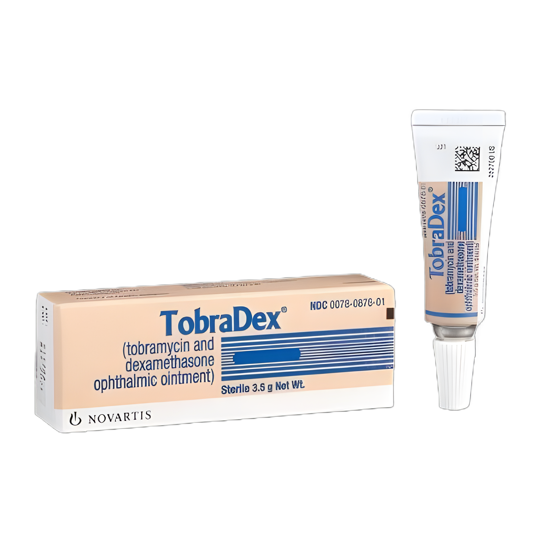 TobraDex® Tobramycin / Dexamethasone 0.3% - 0.1% Ointment Tube 3.5 Gram