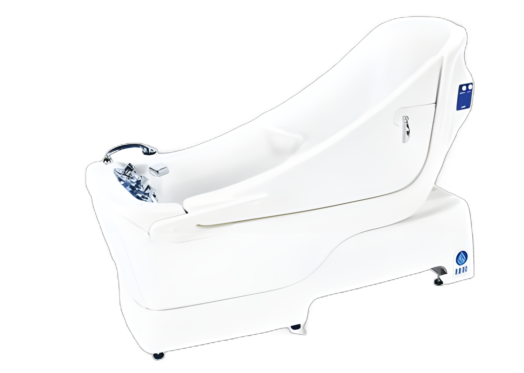 Reclining Tub Saratoga Spring White Fiberglass