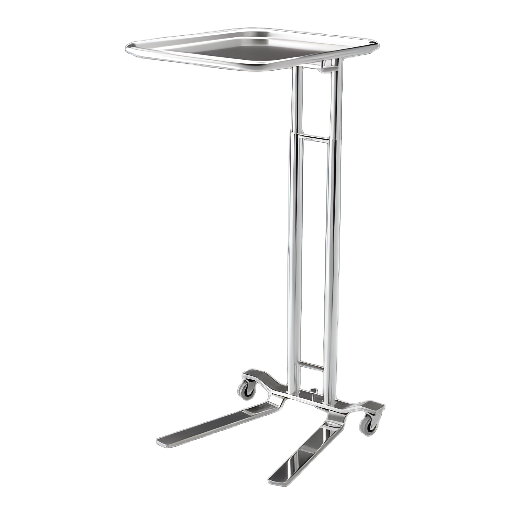Mayo Instrument Stand Pedigo® 50 lbs. Weight Capacity Tray U-Shaped Base 36 - 62 Inch 16.25 X 21.25 Inch