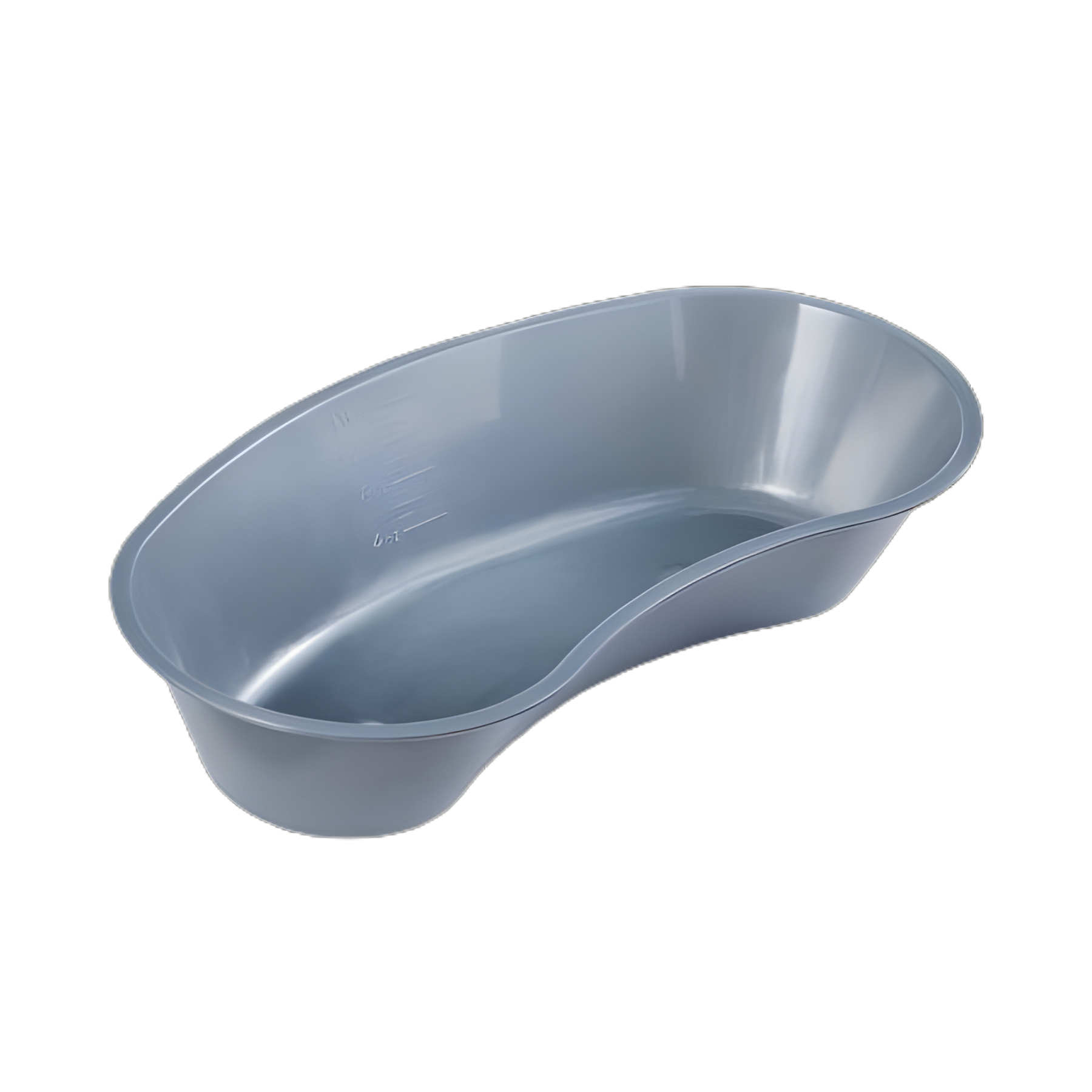 McKesson Graphite Emesis Basin 16 oz. - Plastic, Graduated, Single Patient Use