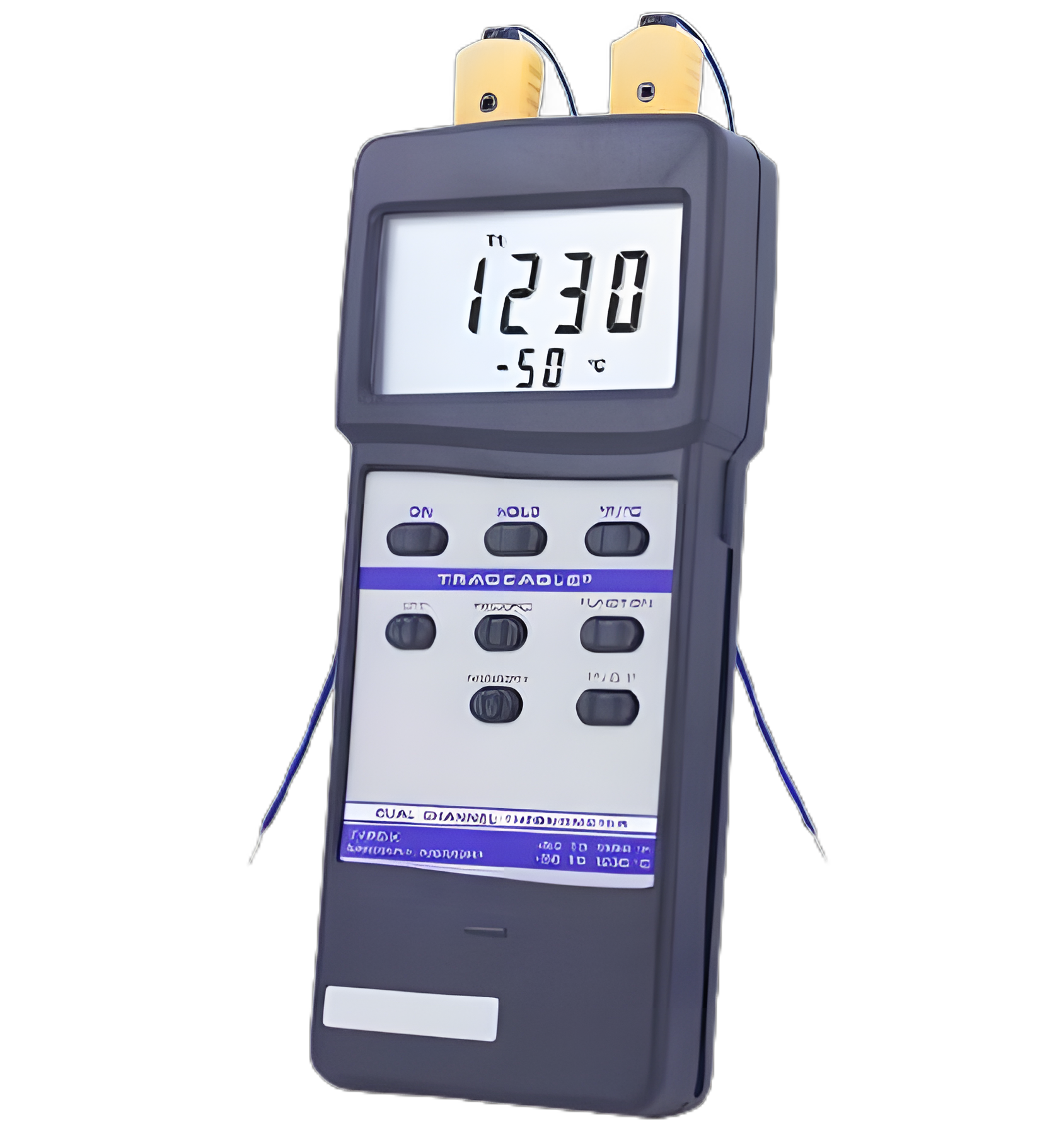 Traceable Dual Channel Digital Thermometer with Type K Beaded Probe -50° to 1999°F (-50° to 1230°C)