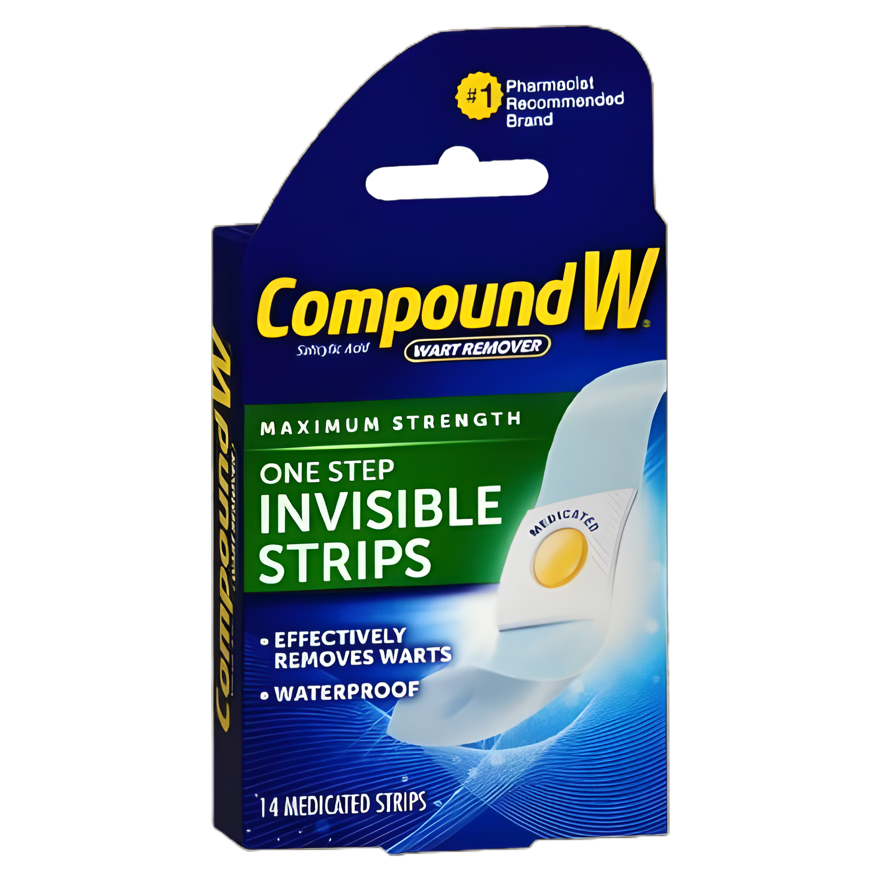 Wart Remover Compound W® 40% Strength Medicated Adhesive Strip 14 per Box - 07513743900