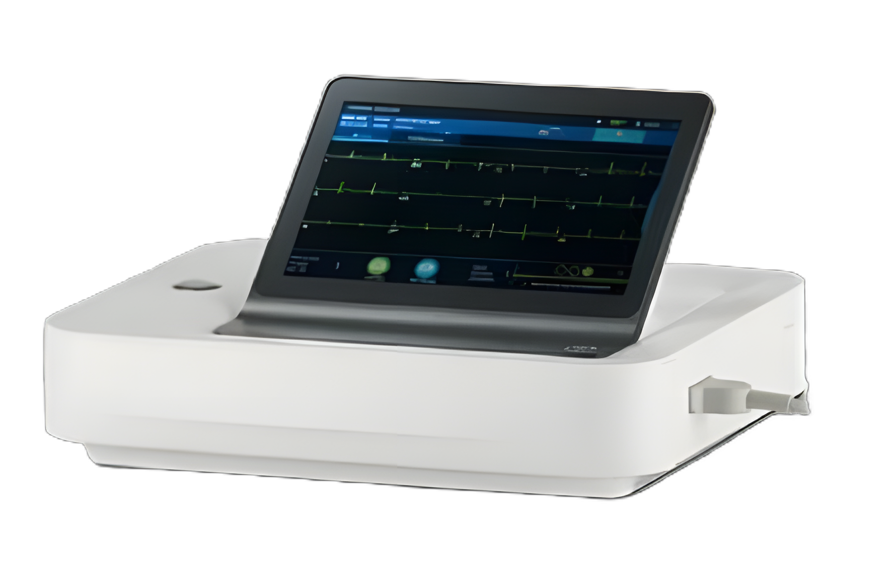 Electrocardiograph GE MAC 7 AC Power Touch Screen Display Resting