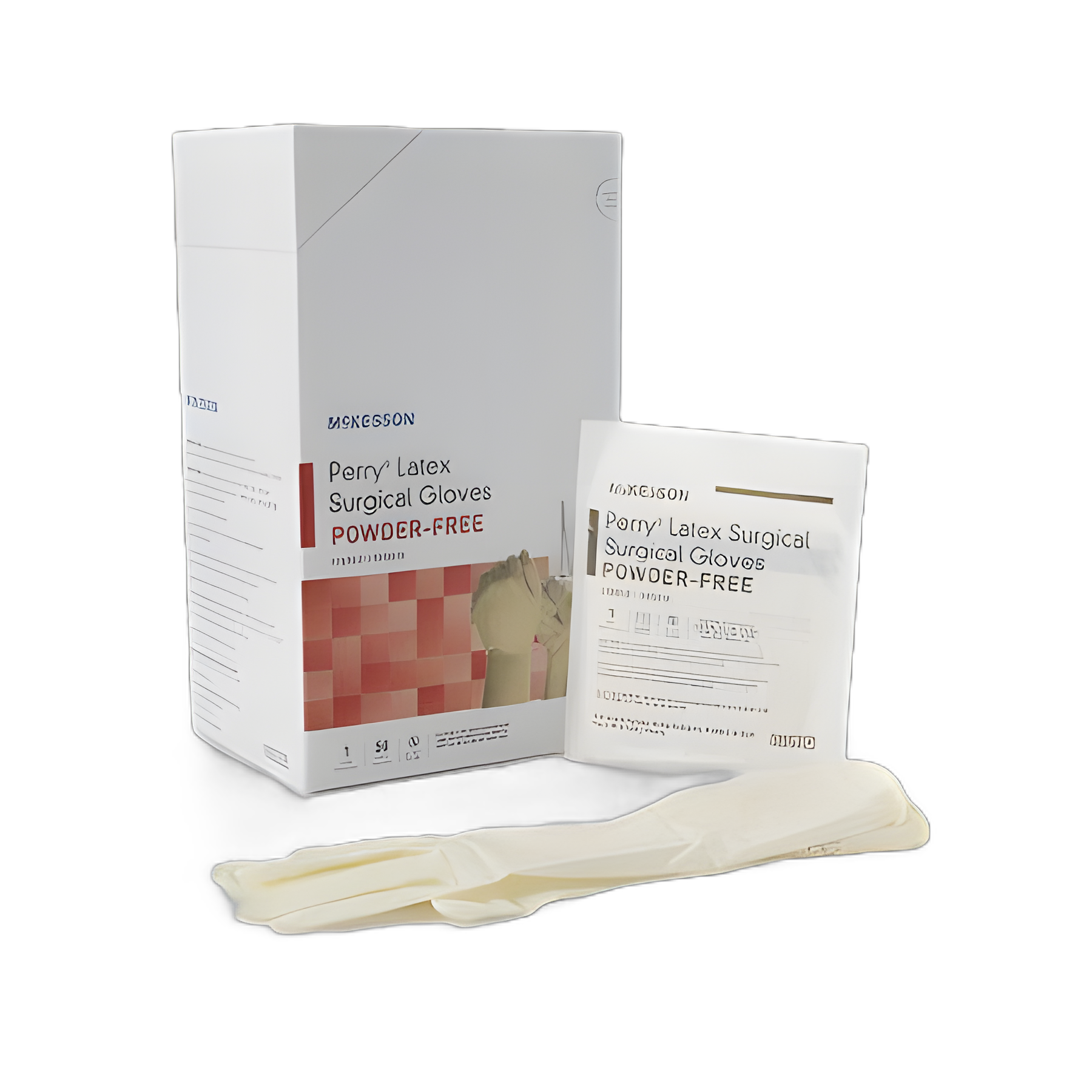 McKesson Perry Sterile Latex Surgical Gloves Size 6.5 - Powder-Free