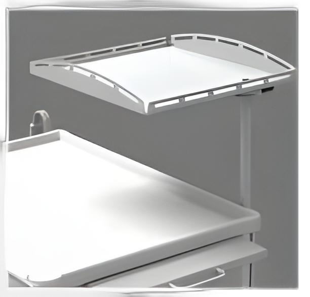 Waterloo Swiveling Monitor Shelf for Medical Carts