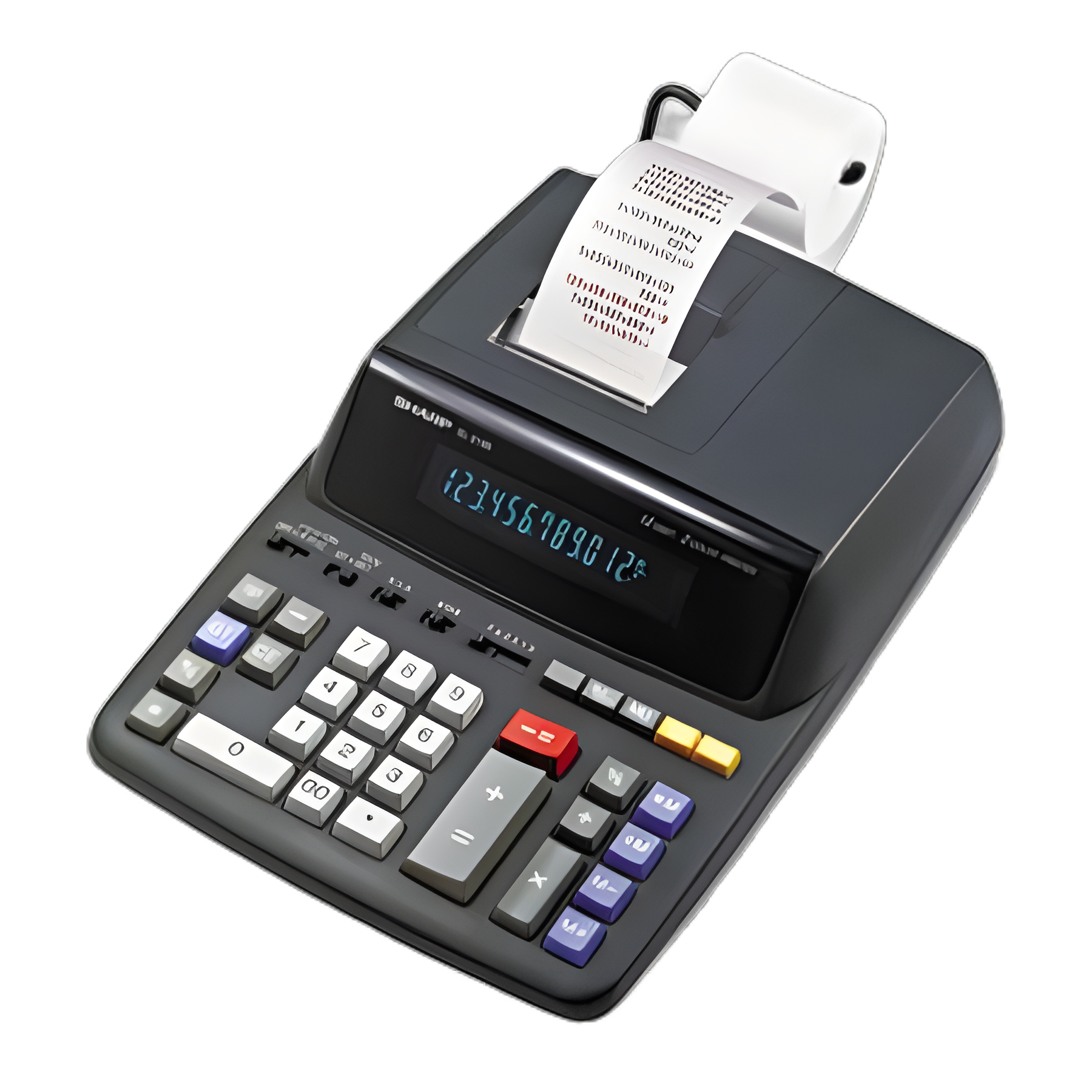 EL2196BL Two-Color Printing Calculator, Black/Red Print, 3.7 Lines/Sec