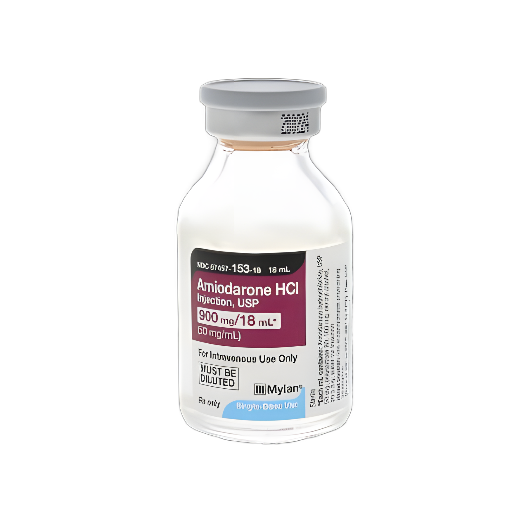 Amiodarone HCl 50 mg / mL Injection Single-Dose Vial 18 mL - 1011280