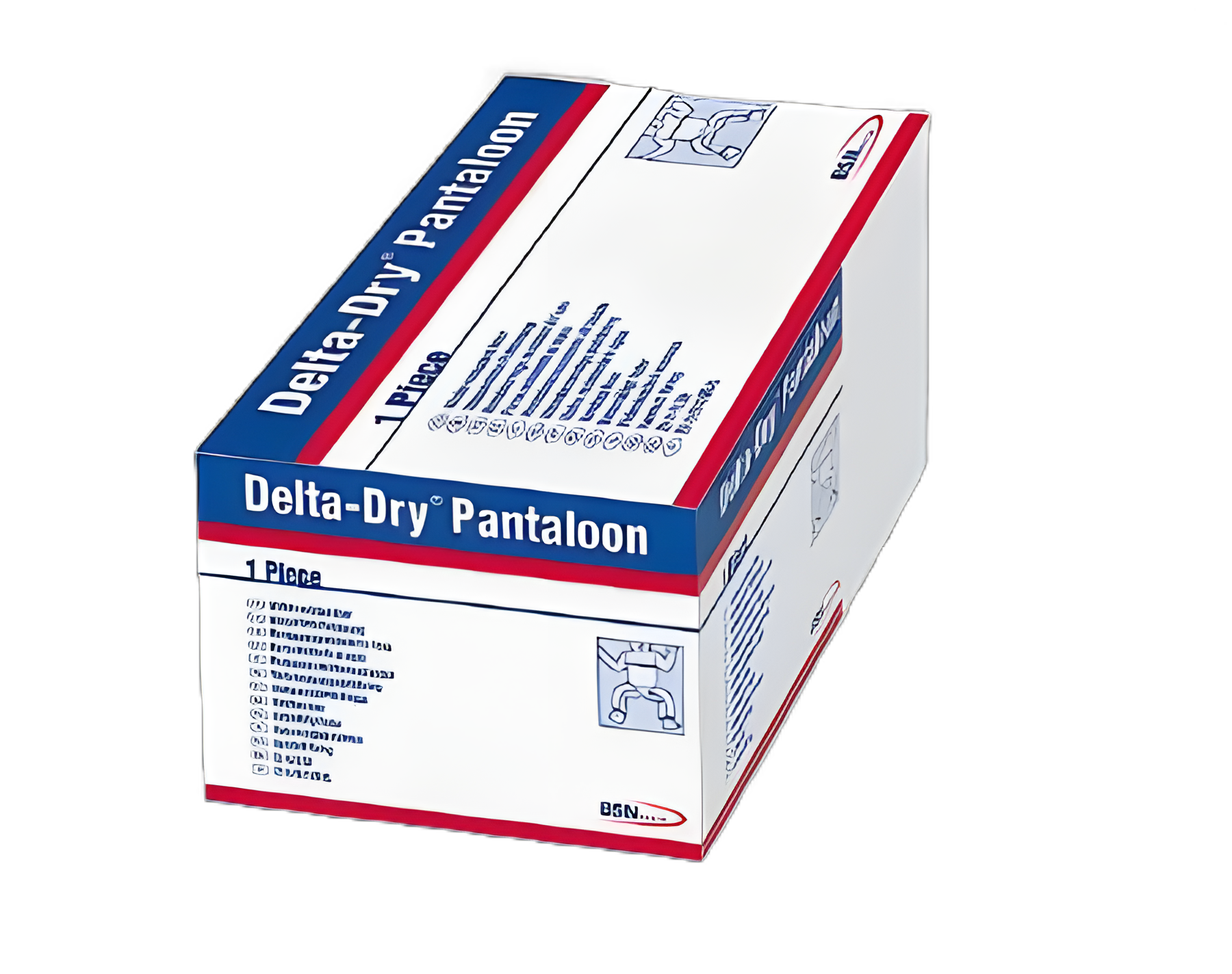 Delta-Dry® Pantaloon Size 1 Stockinette - Water Resistant Undercast Liner for Hip and Femur Treatment in Babies