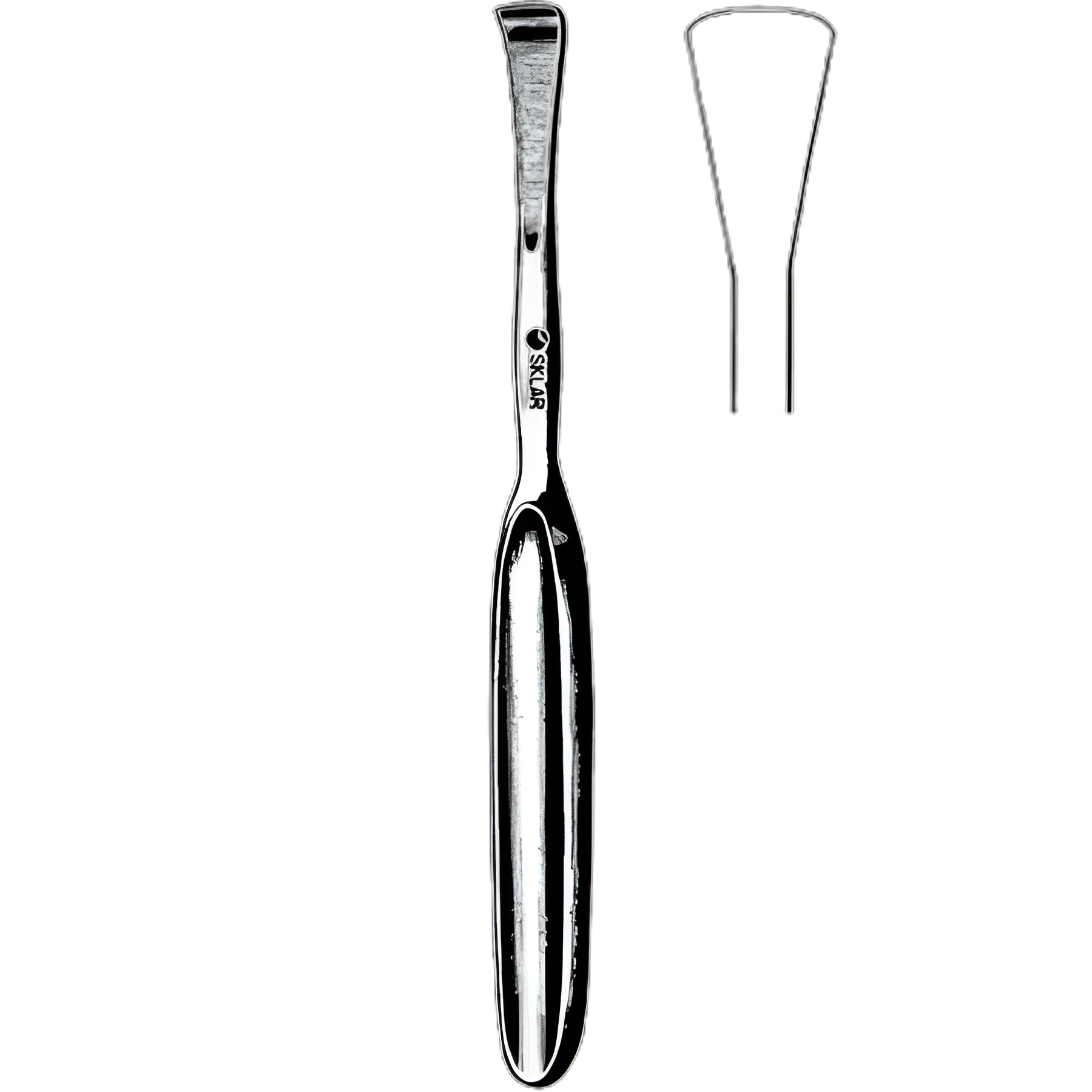 Periosteal Elevator Sklar® Langenbeck 7-1/2 Inch Length OR Grade Stainless Steel NonSterile