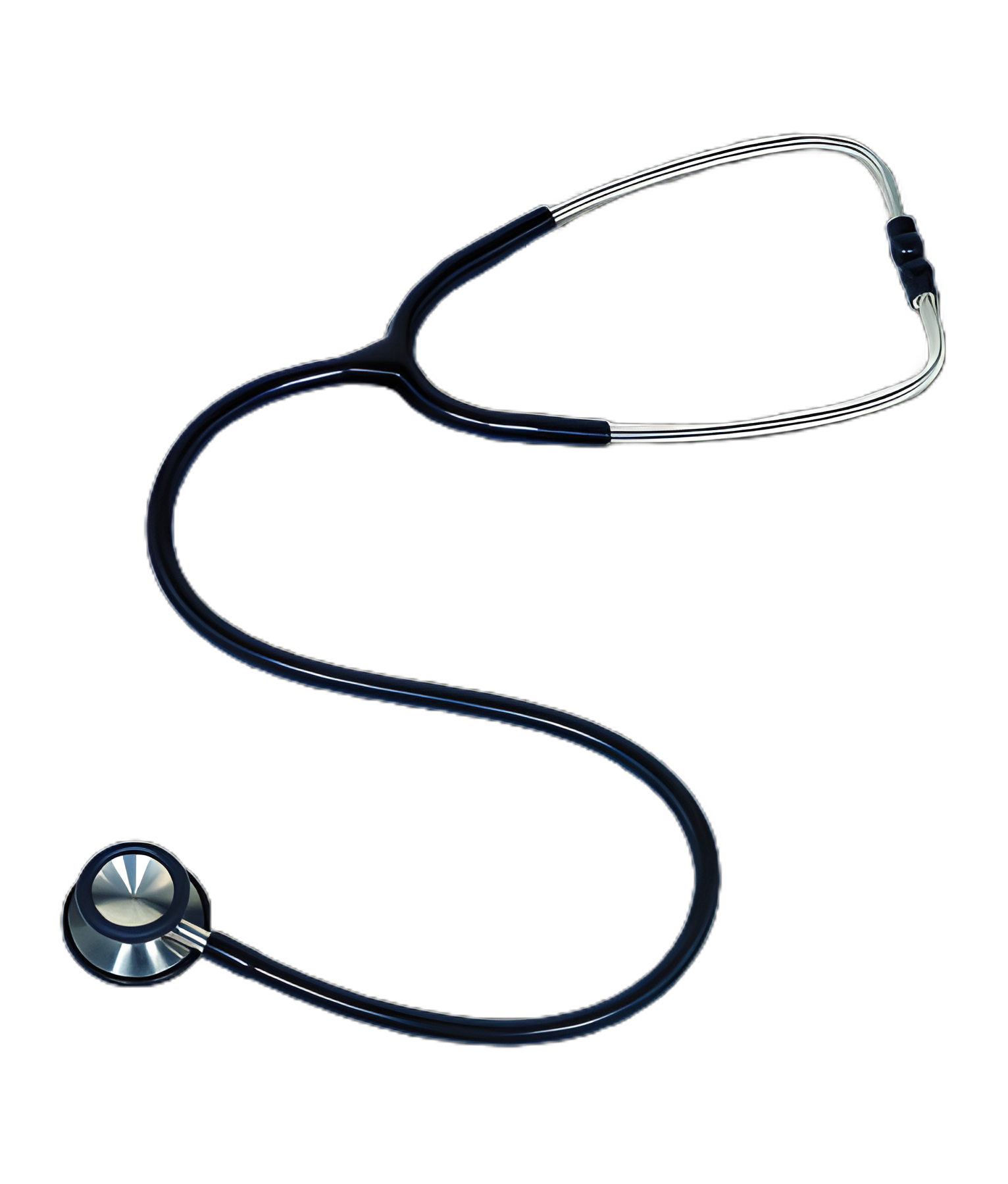 Clinician Stethoscope Black 1-Tube 31 Inch Tube Double Sided Chestpiece