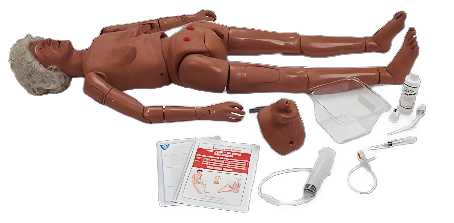 Life/form Geri Nursing Skills Manikin - Medium Female, 28 lbs - Realistic Patient Care Simulator