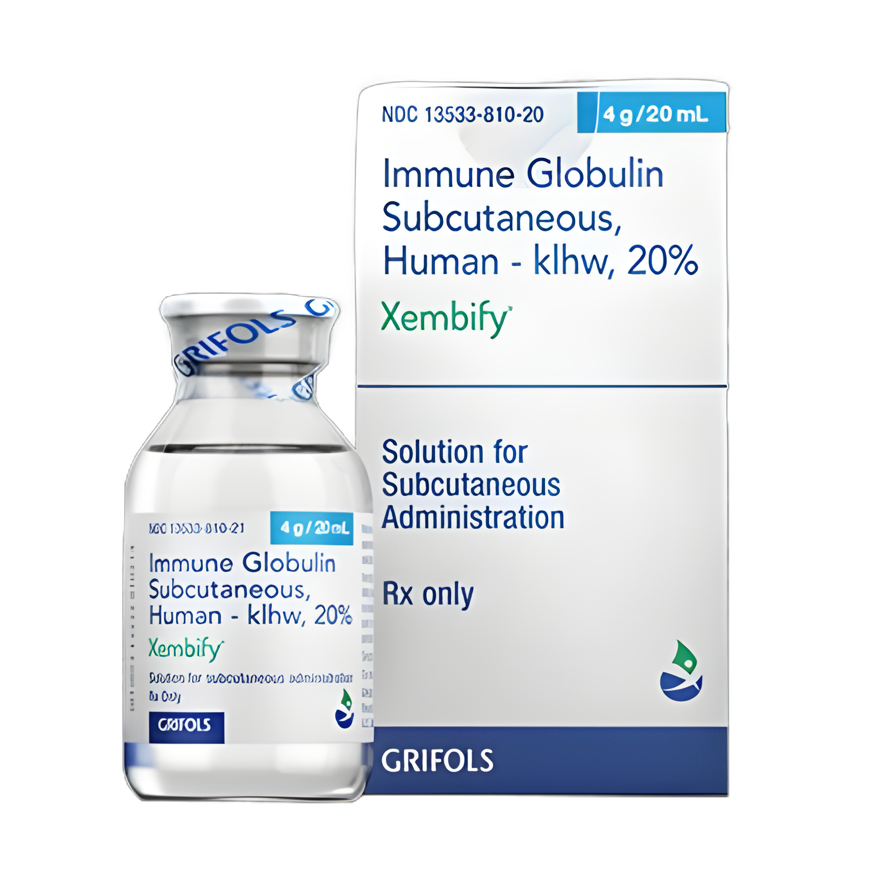 Xembify® Immune Globulin Subcutaneous, Human – klhw 20% Injection Single-Use Vial 20 mL