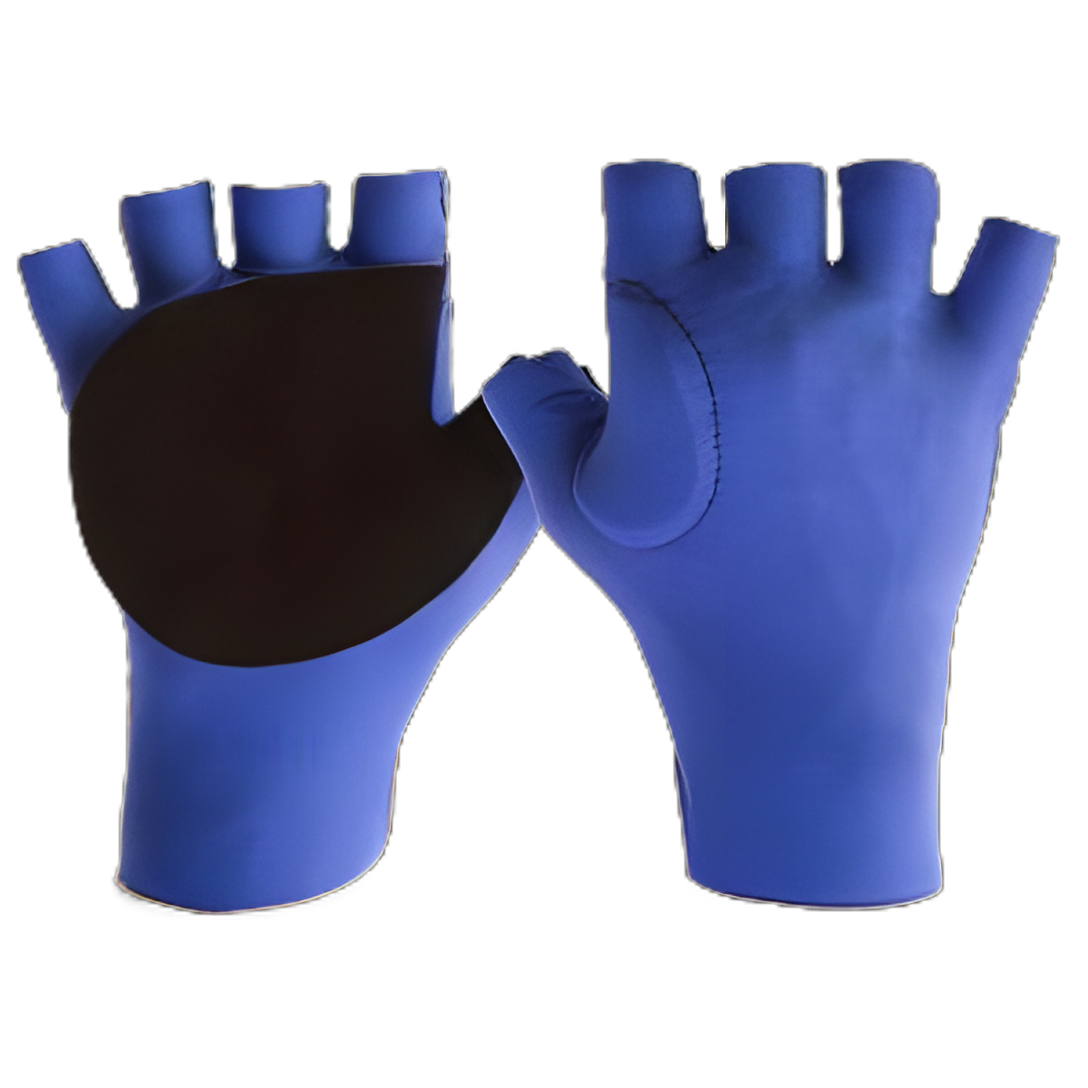 Impacto Ergotech Glove - Medium Blue Right Hand Half Finger for Vibration Protection