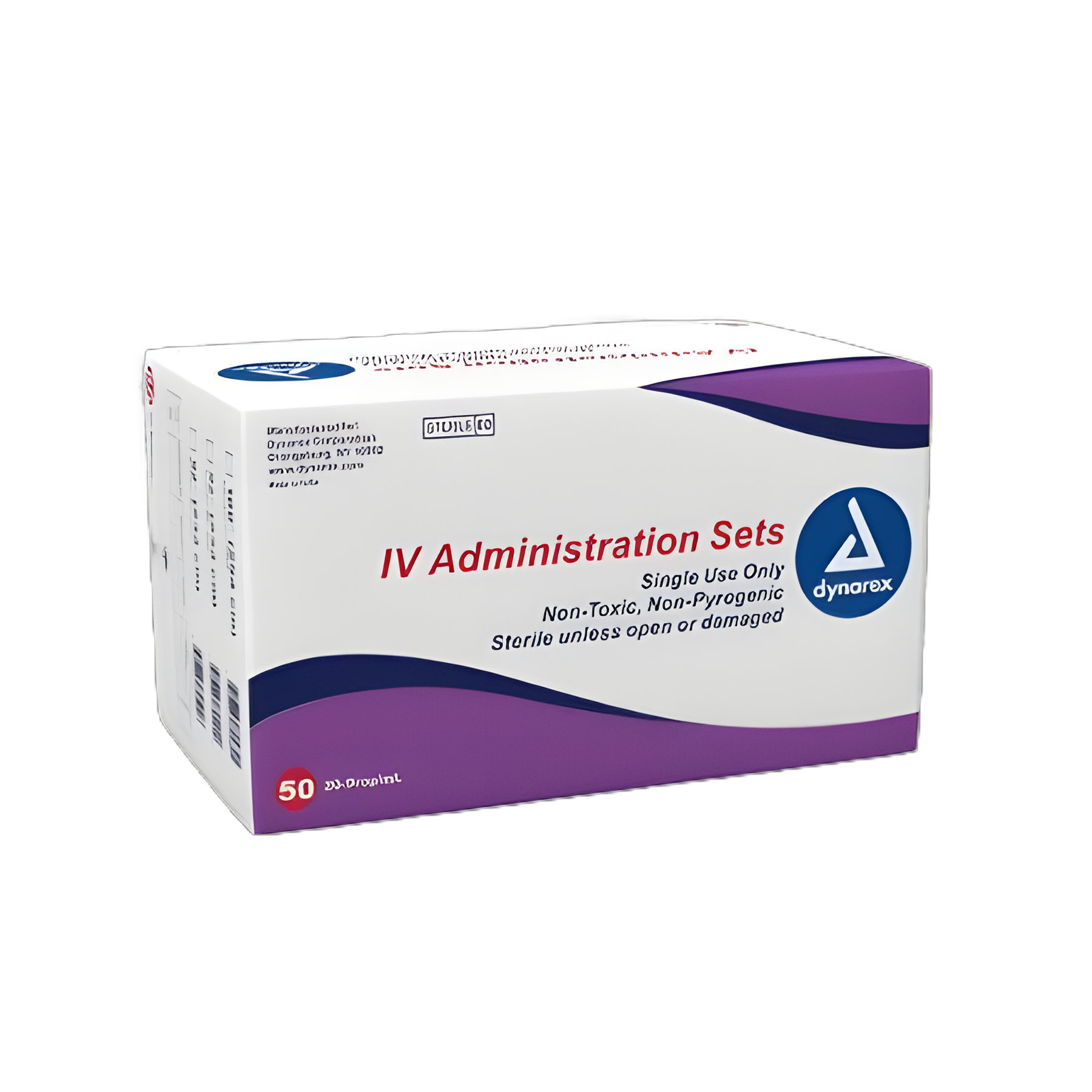 Dynarex Gravity Primary IV Administration Set with 0.2 Micron Filter, 92 Inch Tubing, and Flow Regulator