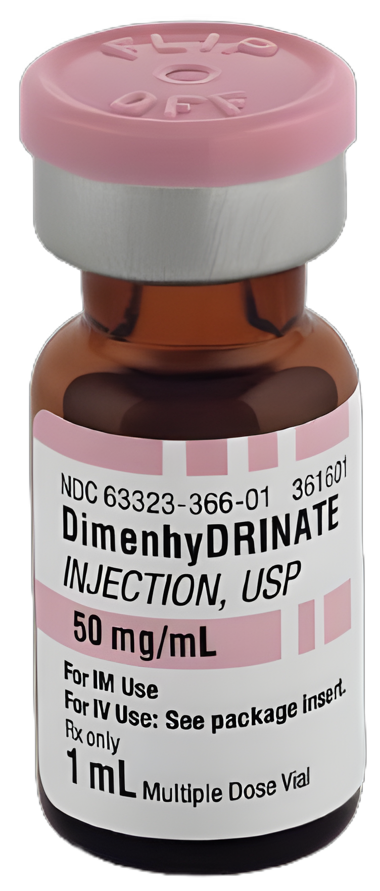 Dimenhydrinate 50 mg / mL Injection Multiple-Dose Vial 1 mL