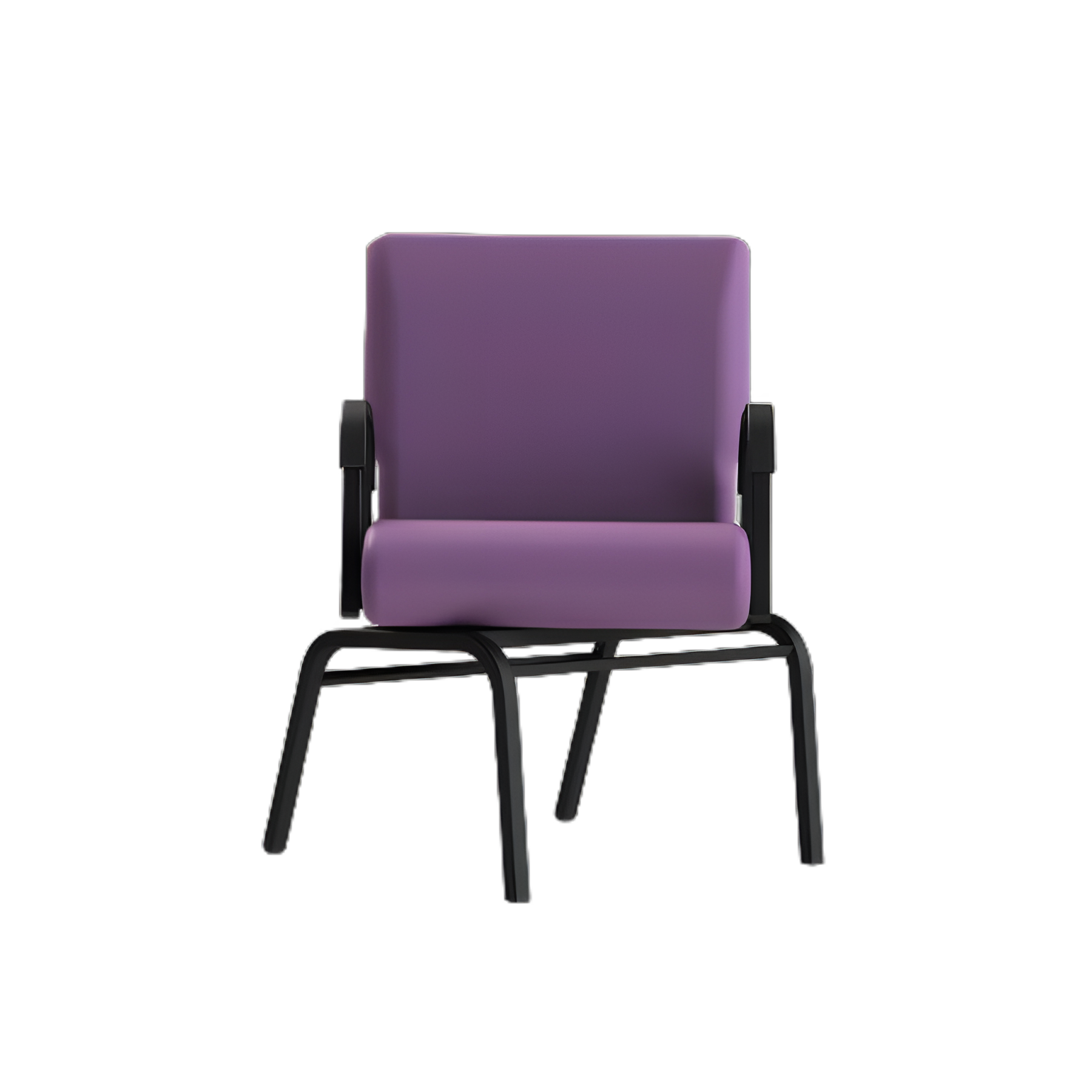 Titan Grape Dining Chair with Armrests - Heavy-Duty Vinyl, 800 lbs Capacity