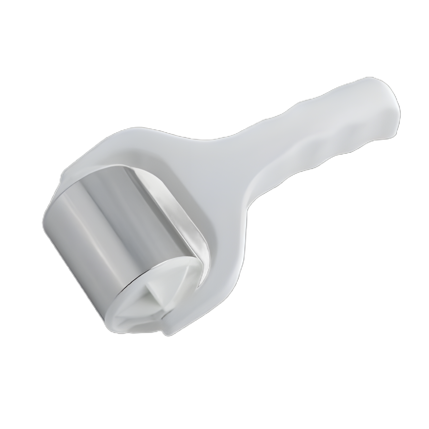 Skin Cooler Roller Large 2-1/8 Inch Barrel Width, 4-5/8 Inch Circumference, 1 X 5-1/2 Inch Handle, White Color