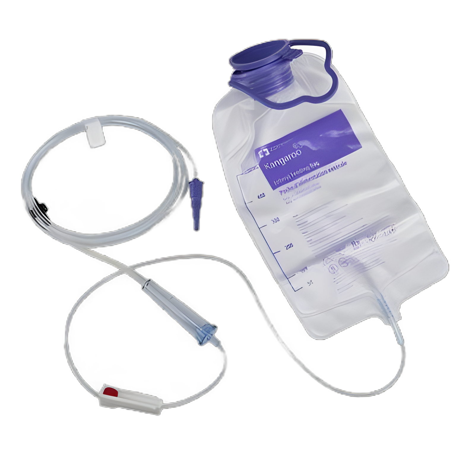 Enteral Feeding Pump Bag Set Kangaroo™ 924 500 mL DEHP-Free PVC NonSterile