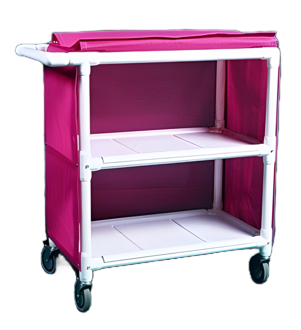 Linen Cart 2 Shelves 175 lbs. per Shelf Weight Capacity