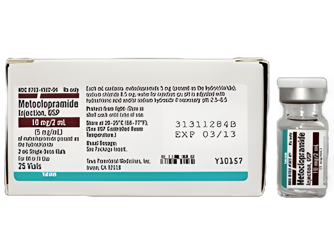 Metoclopramide HCl, Preservative Free 5 mg / mL Injection Single-Dose Vial 2 mL - 00703450204