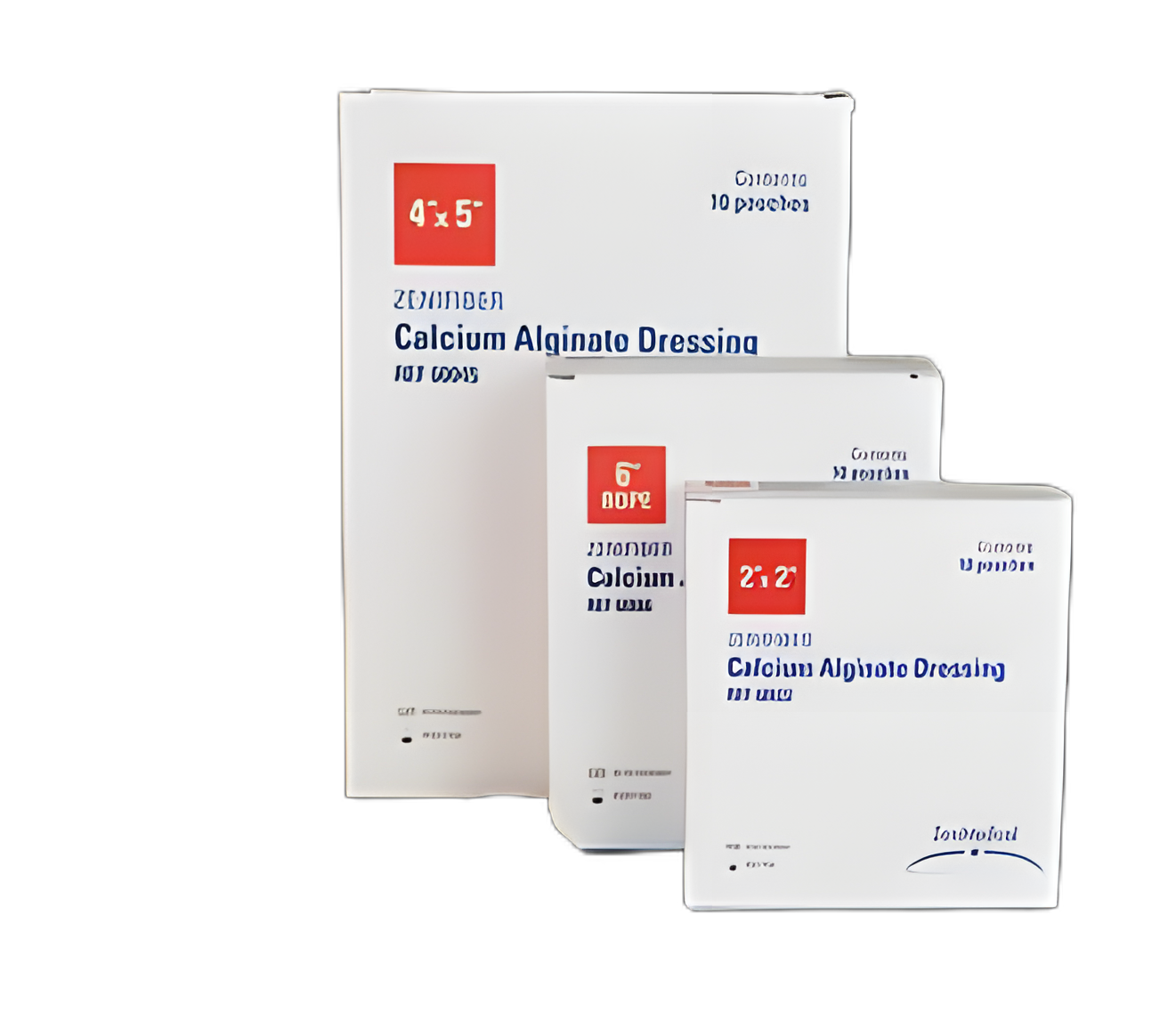 Zenifiber Alginate Dressing 2x2 Inch Square for Wound Care