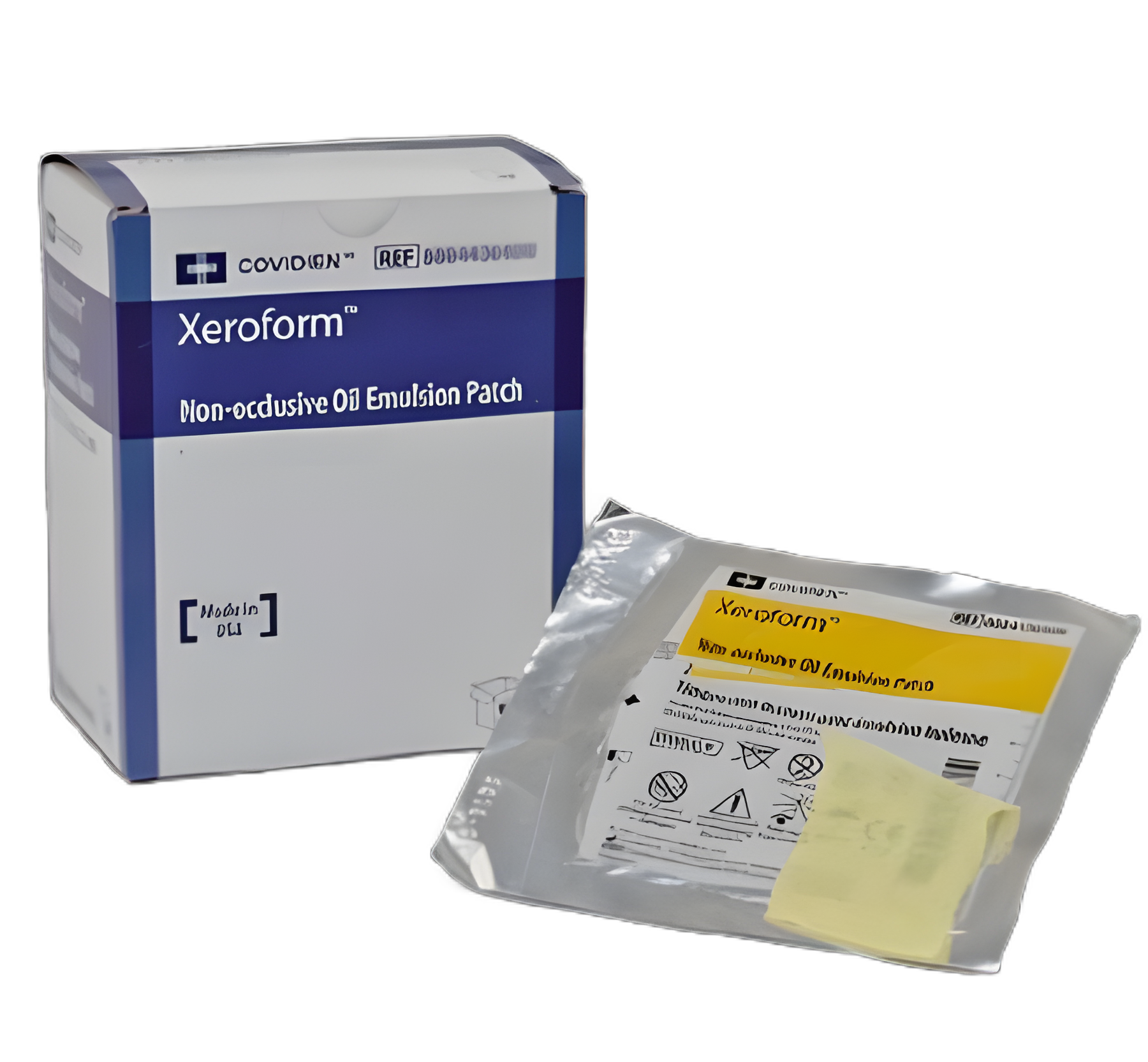 Xeroform Petrolatum Impregnated Dressing Xeroform™ Non-occlusive Rectangle 5 X 9 Inch Sterile