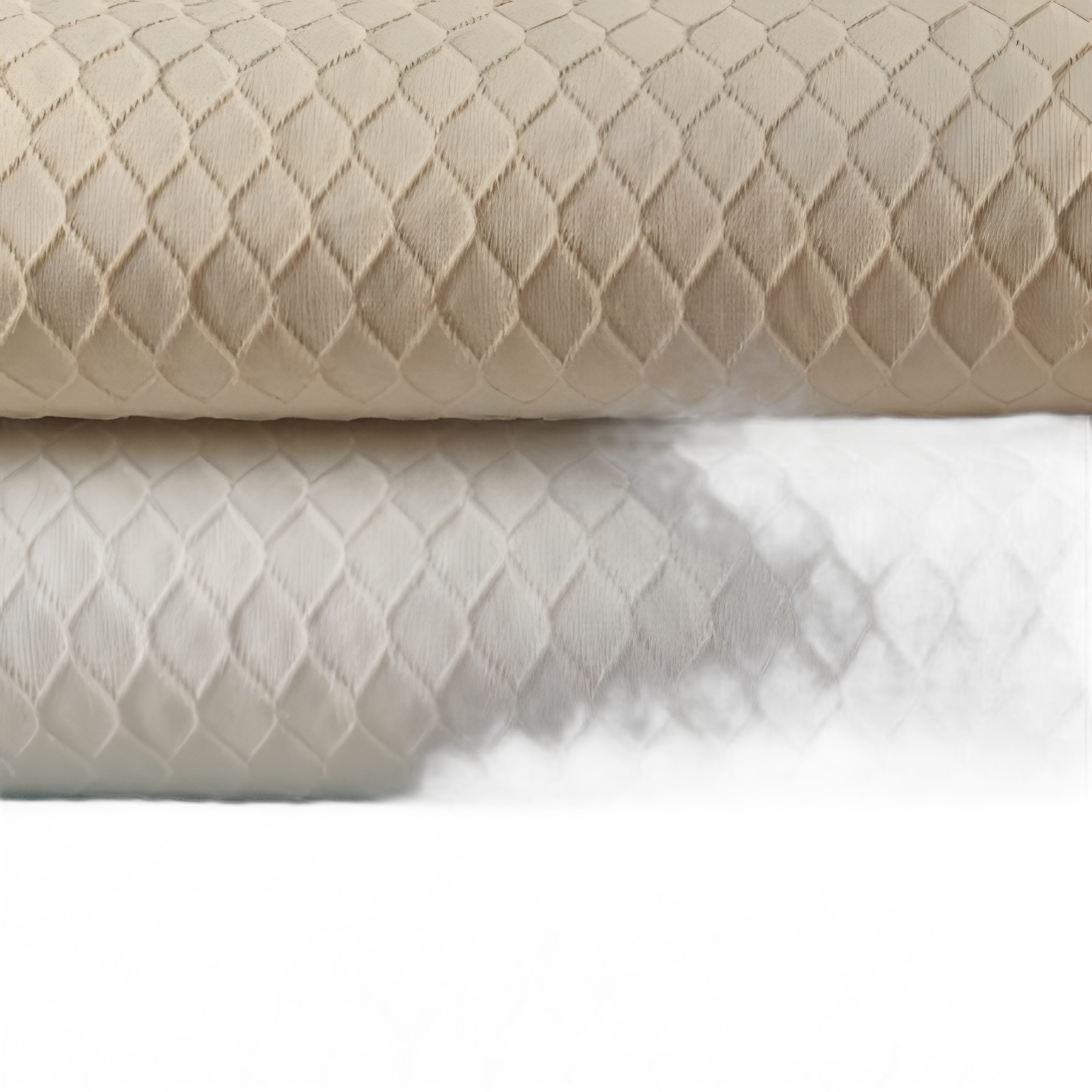 Bedspread Gemstone 75 W X 110 L Inch Cotton 50% / Polyester 50% Ecru