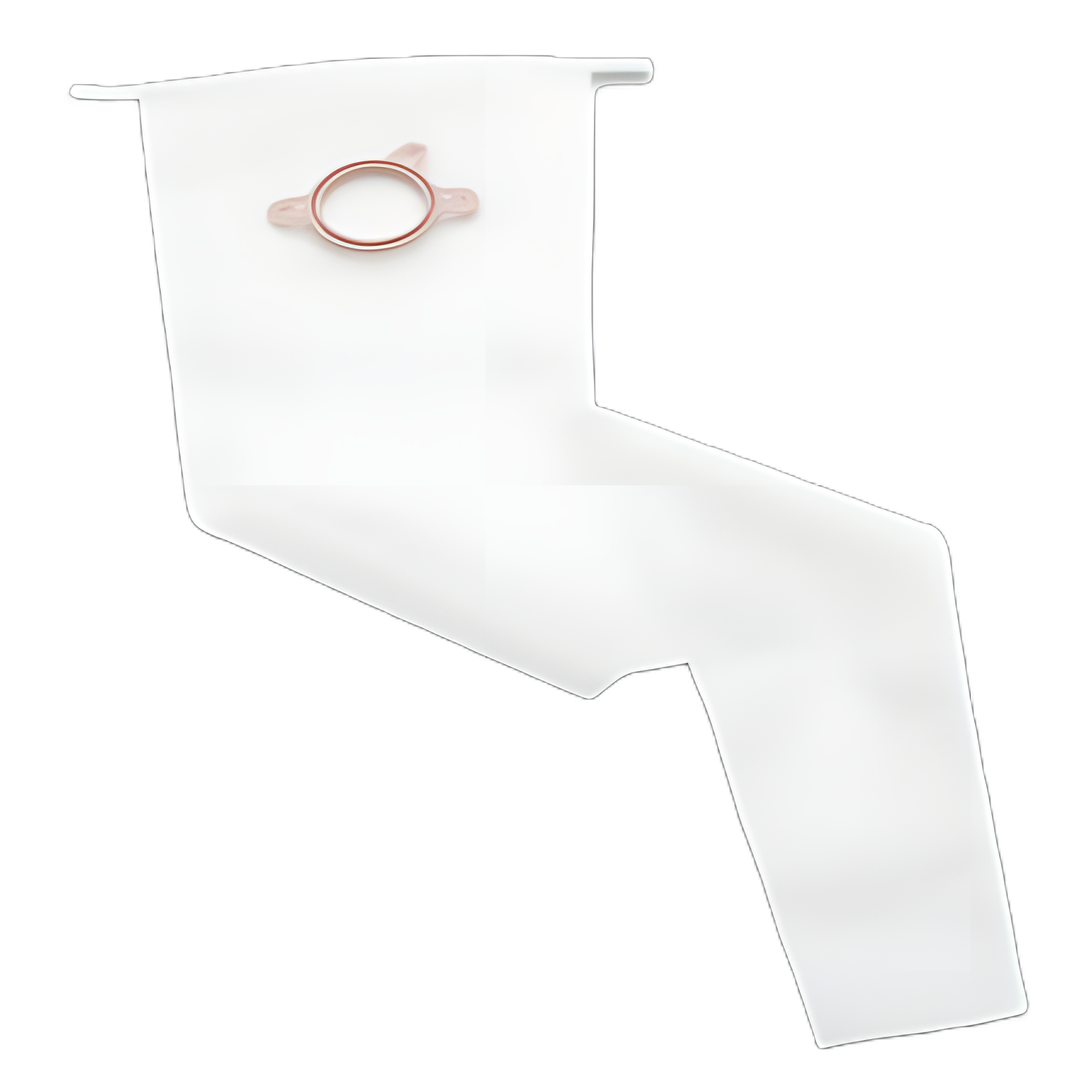 Ostomy Irrigation Sleeve New Image System Red 2-1/4 Inch Flange 35 Inch Length