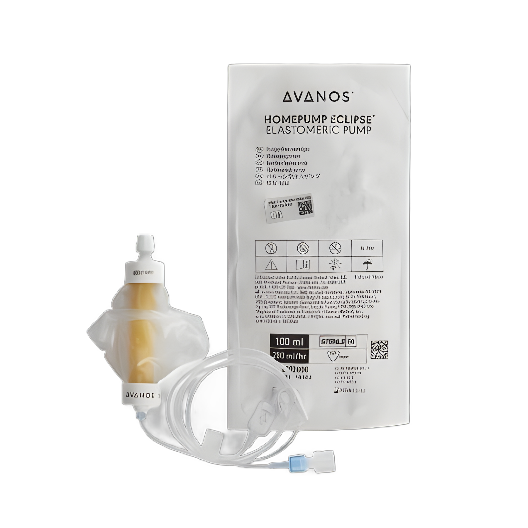 Elastomeric Pump Homepump Eclipse* Gravity NonWireless 100 mL Volume Without Display