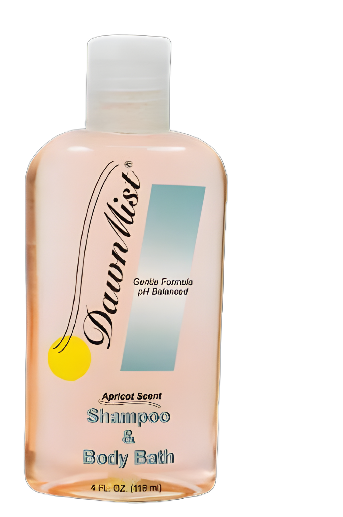 Shampoo and Body Wash DawnMist® 4 oz. Flip Top Bottle Apricot Scent